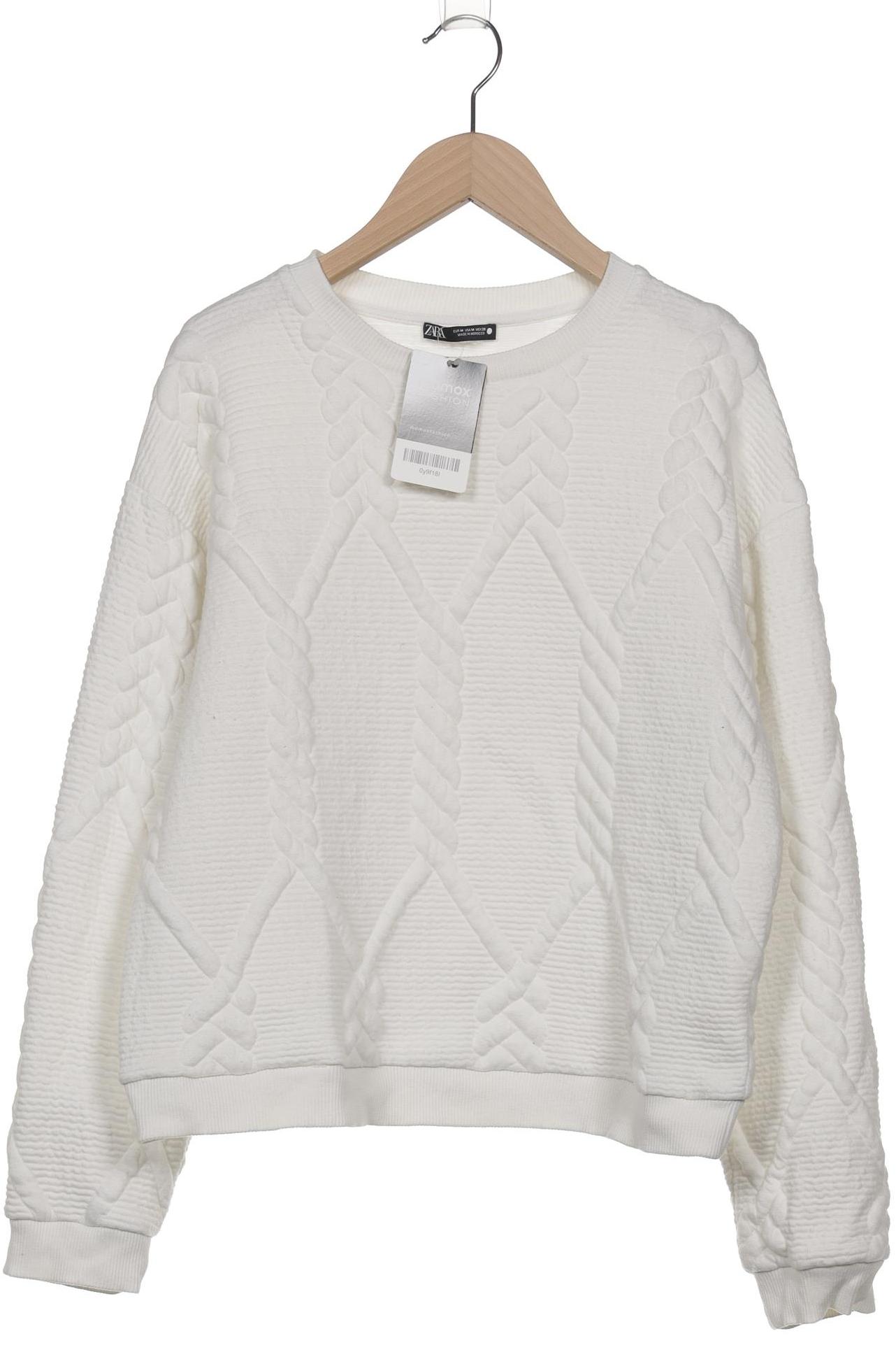 

Zara Damen Sweatshirt, weiß, Gr. 38