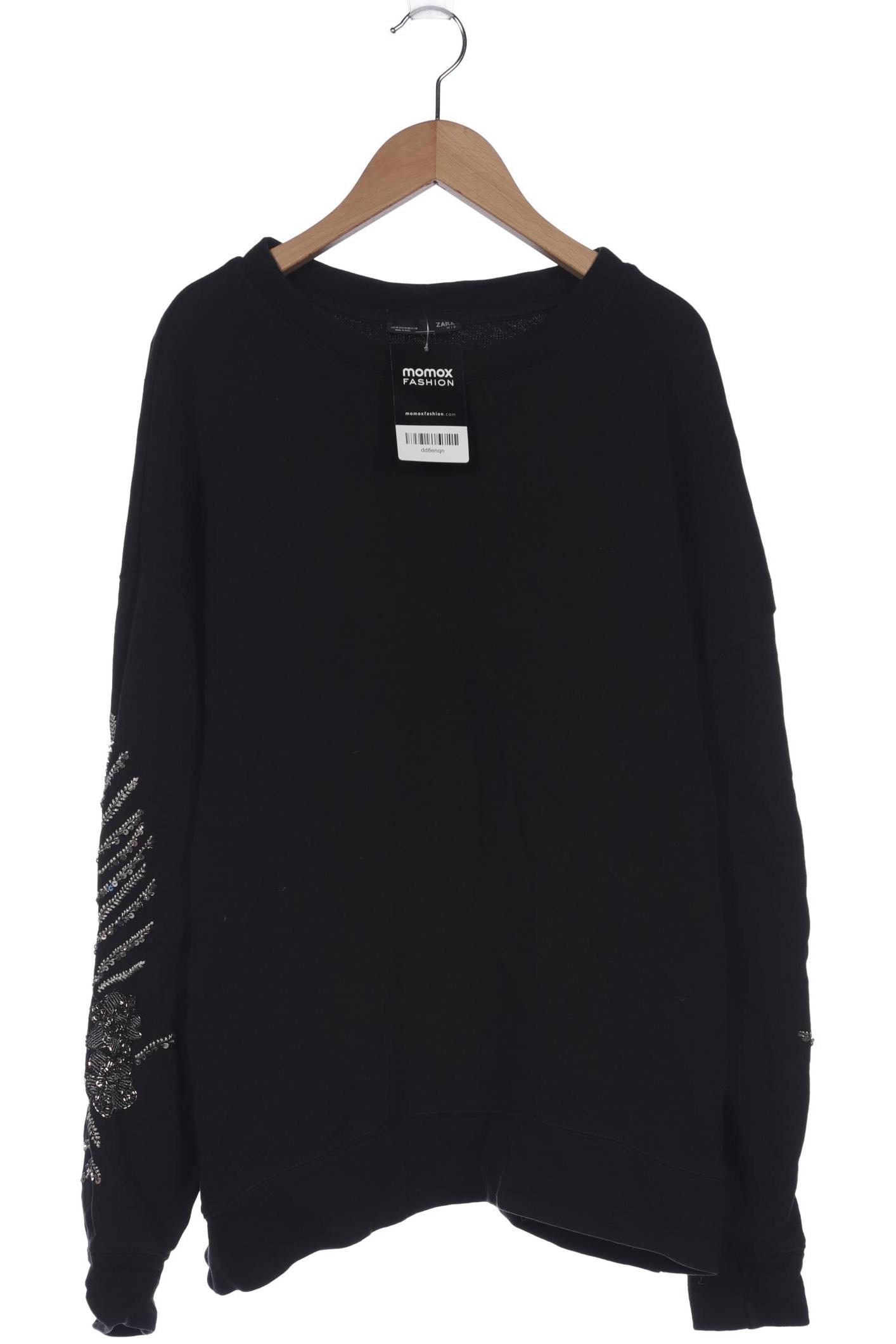 

Zara Damen Sweatshirt, schwarz, Gr. 38