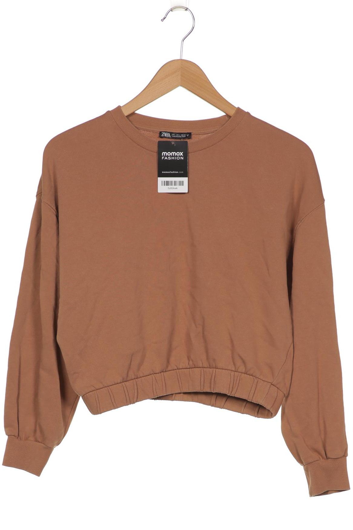 

ZARA Damen Sweatshirt, braun