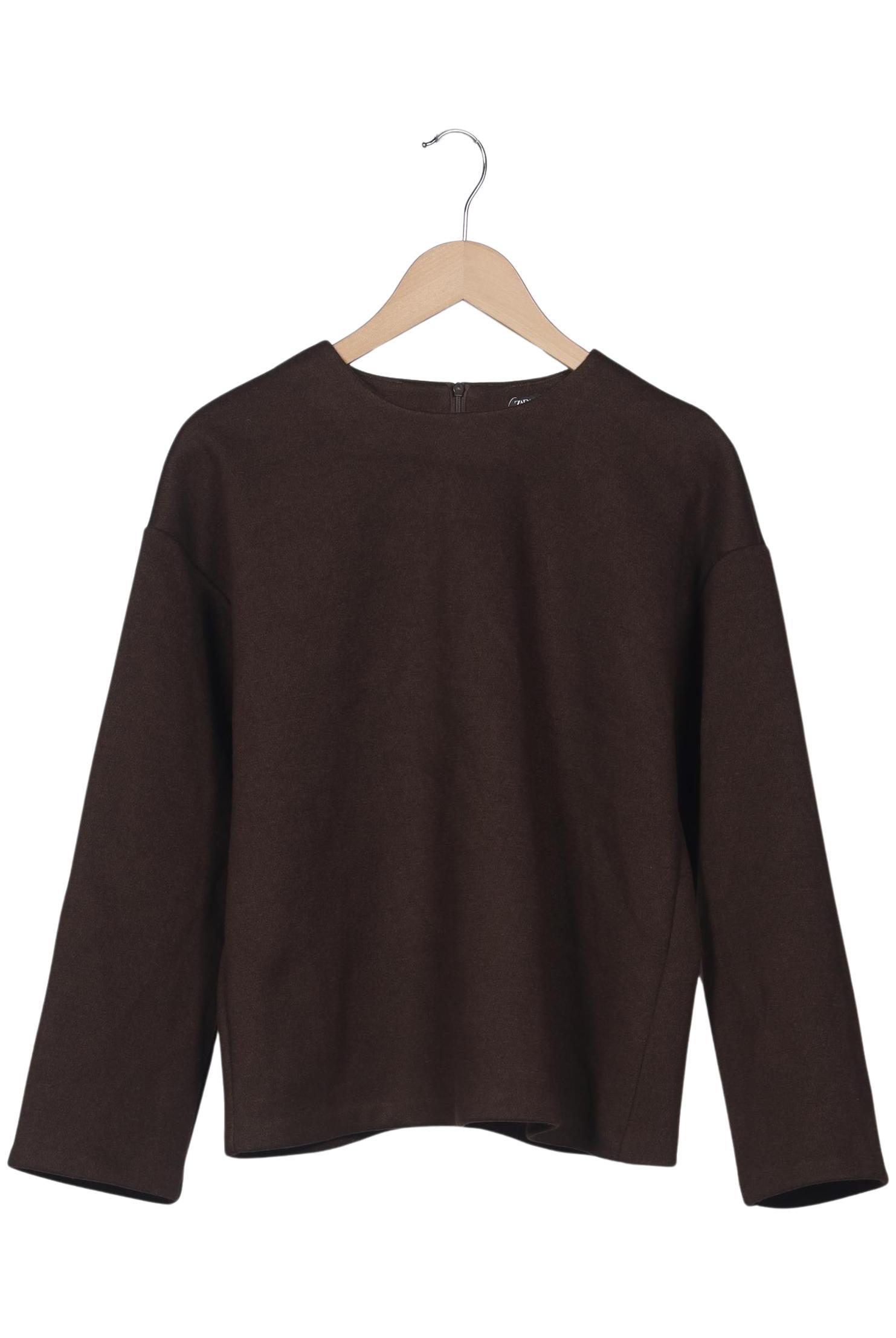 

Zara Damen Sweatshirt, braun, Gr. 38