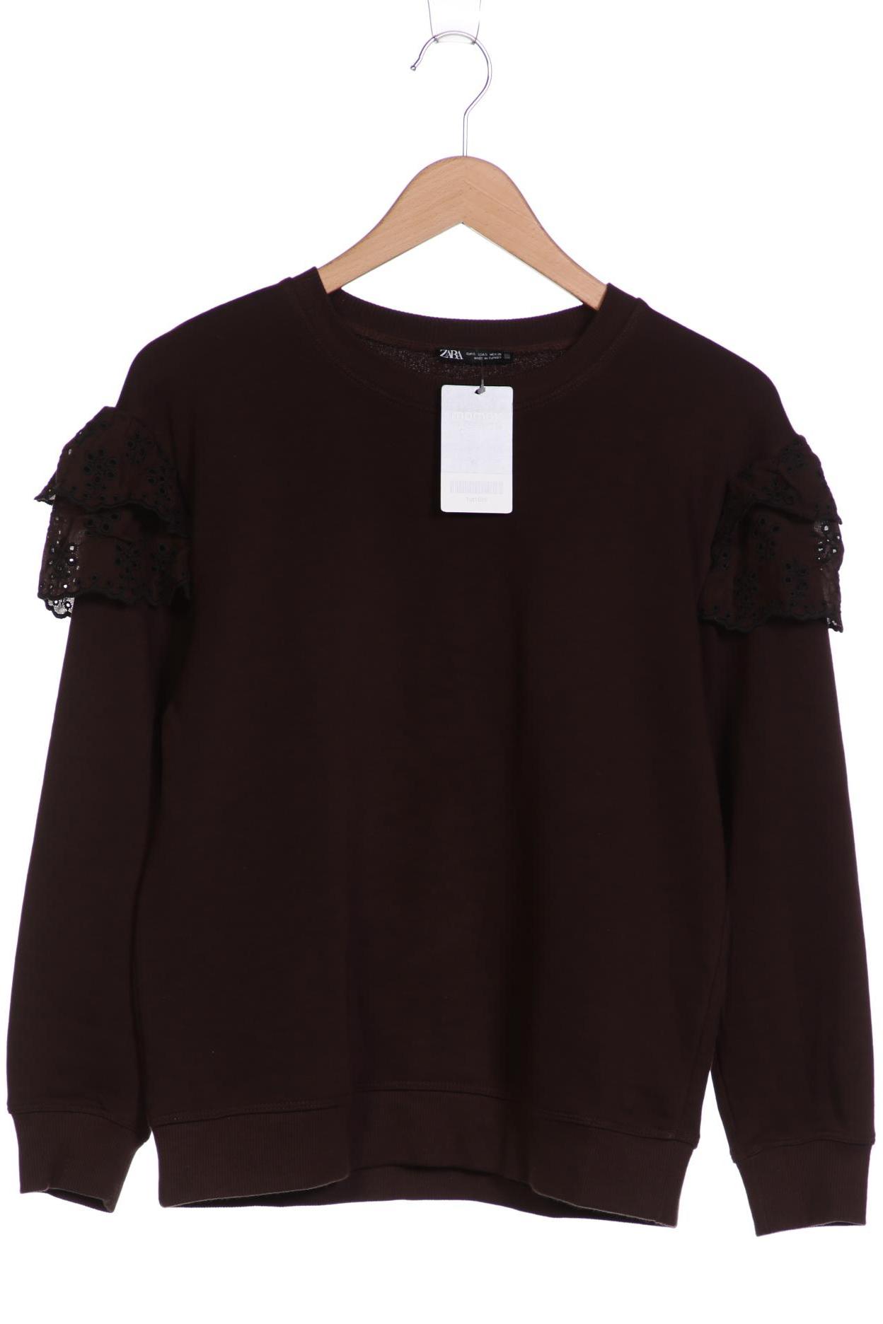 

ZARA Damen Sweatshirt, braun