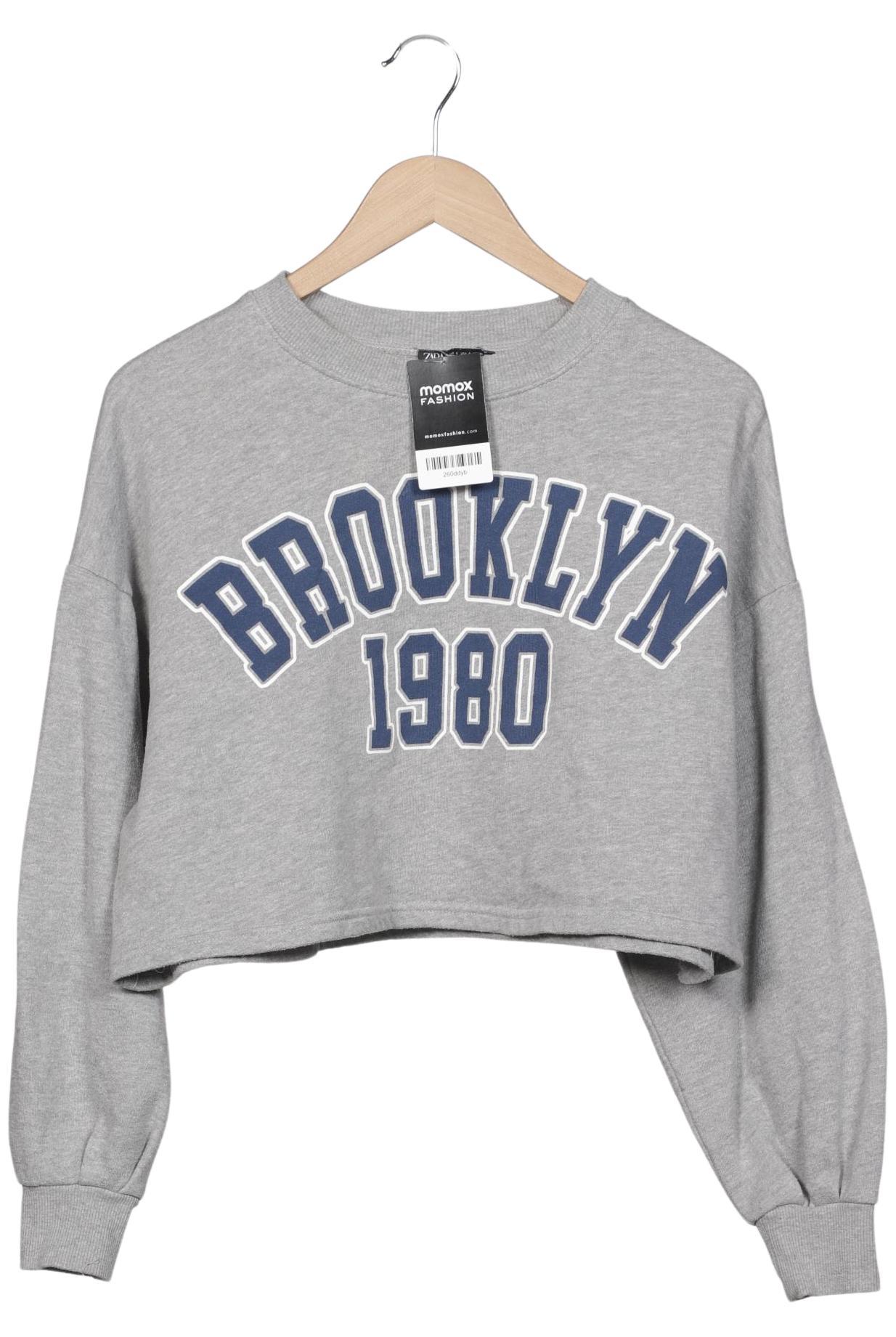 

Zara Damen Sweatshirt, grau, Gr. 36