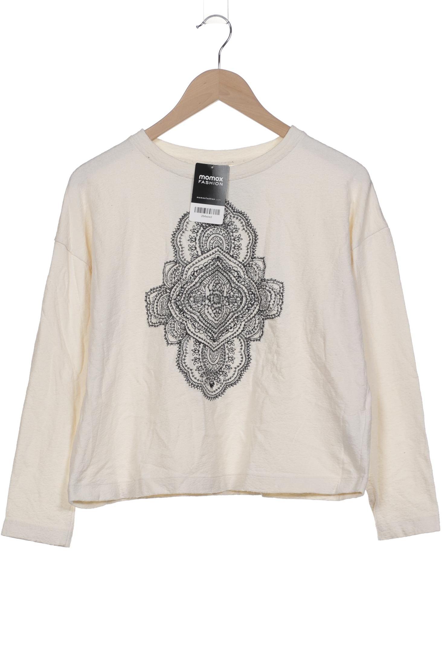 

Zara Damen Sweatshirt, cremeweiß, Gr. 36