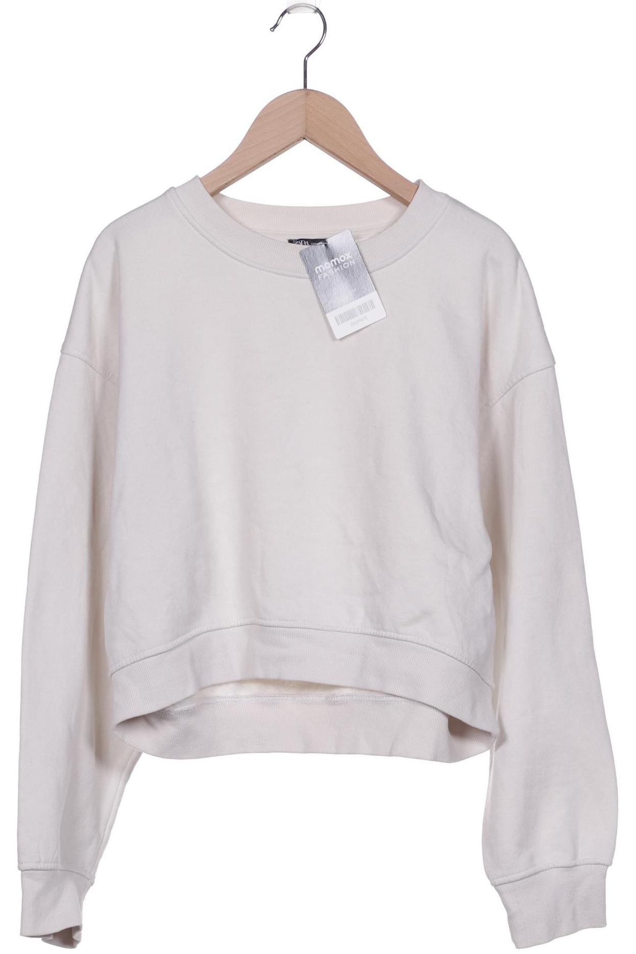 

ZARA Damen Sweatshirt, weiß