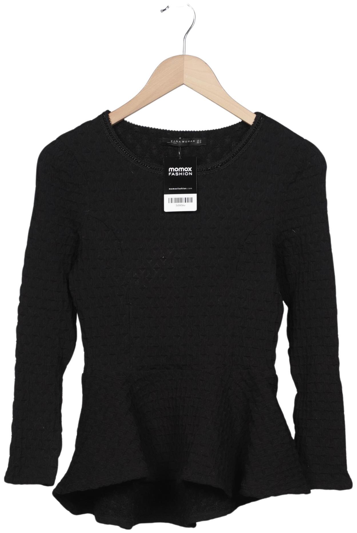 

Zara Damen Sweatshirt, schwarz, Gr. 38