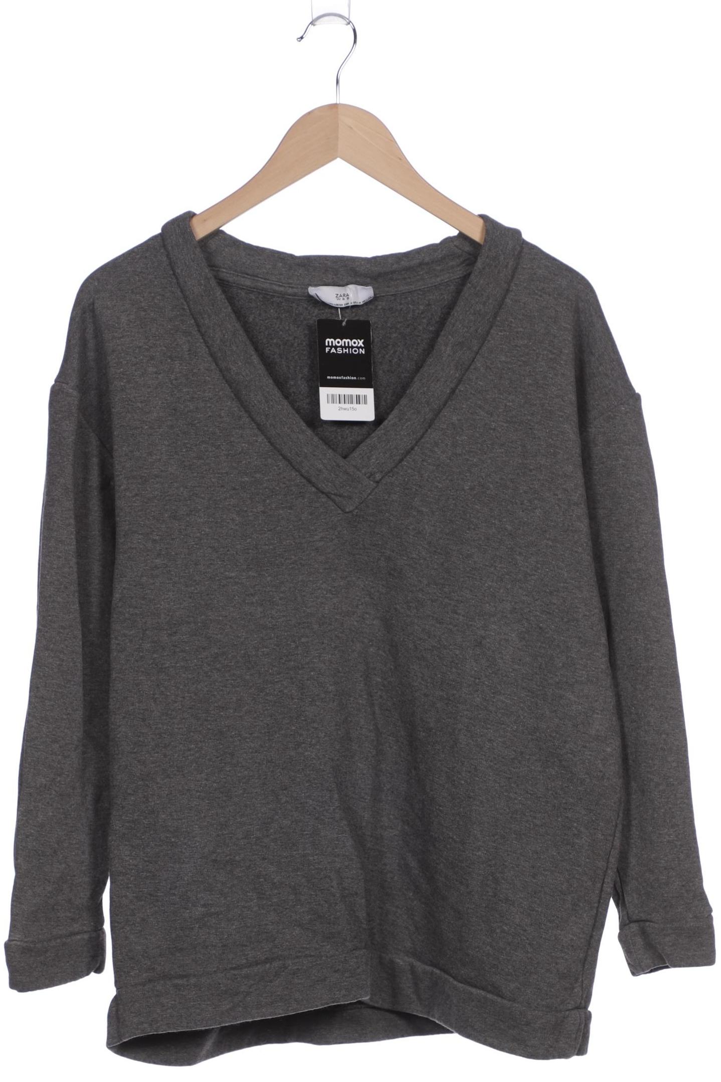

Zara Damen Sweatshirt, grau, Gr. 38