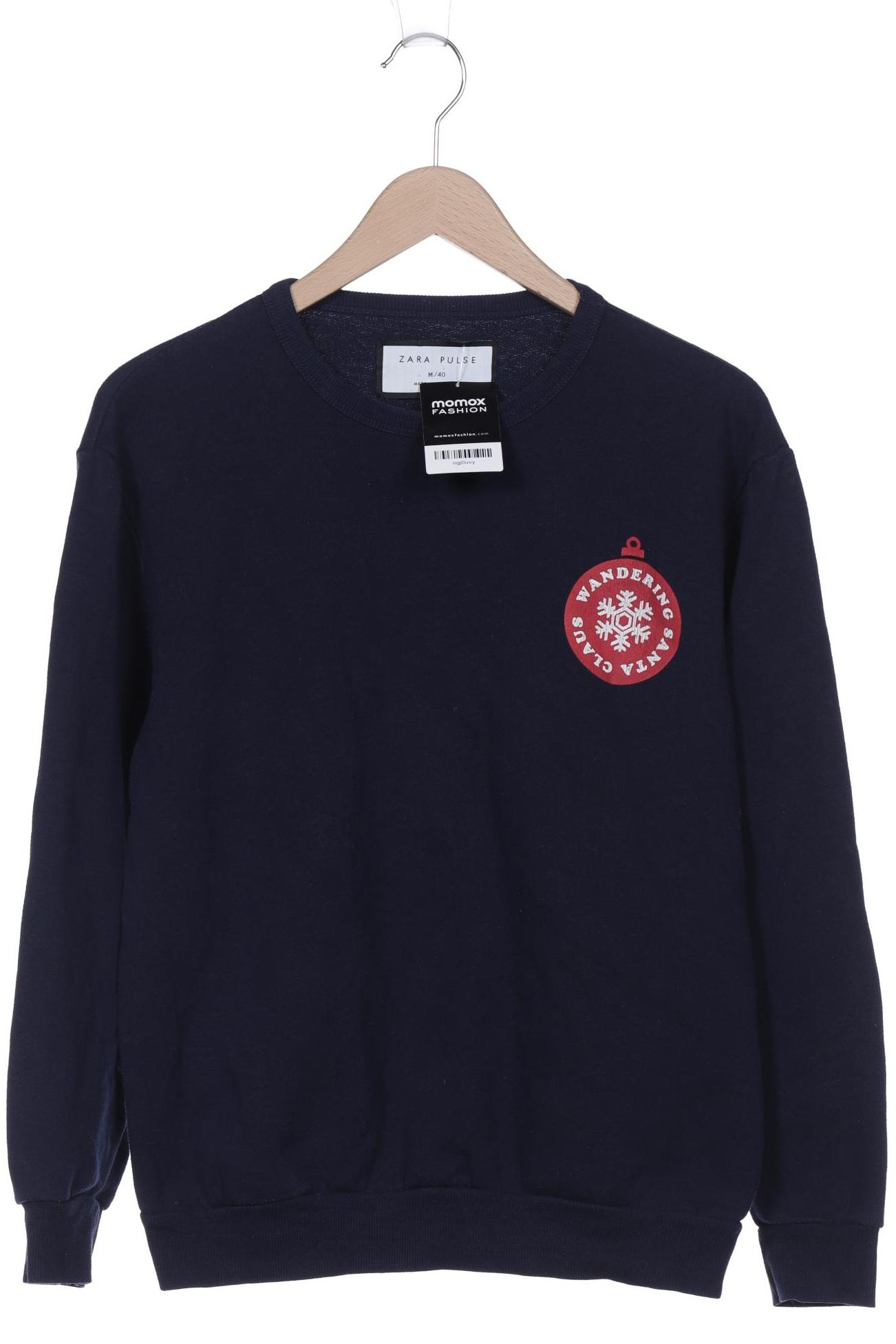 

Zara Damen Sweatshirt, marineblau, Gr. 40