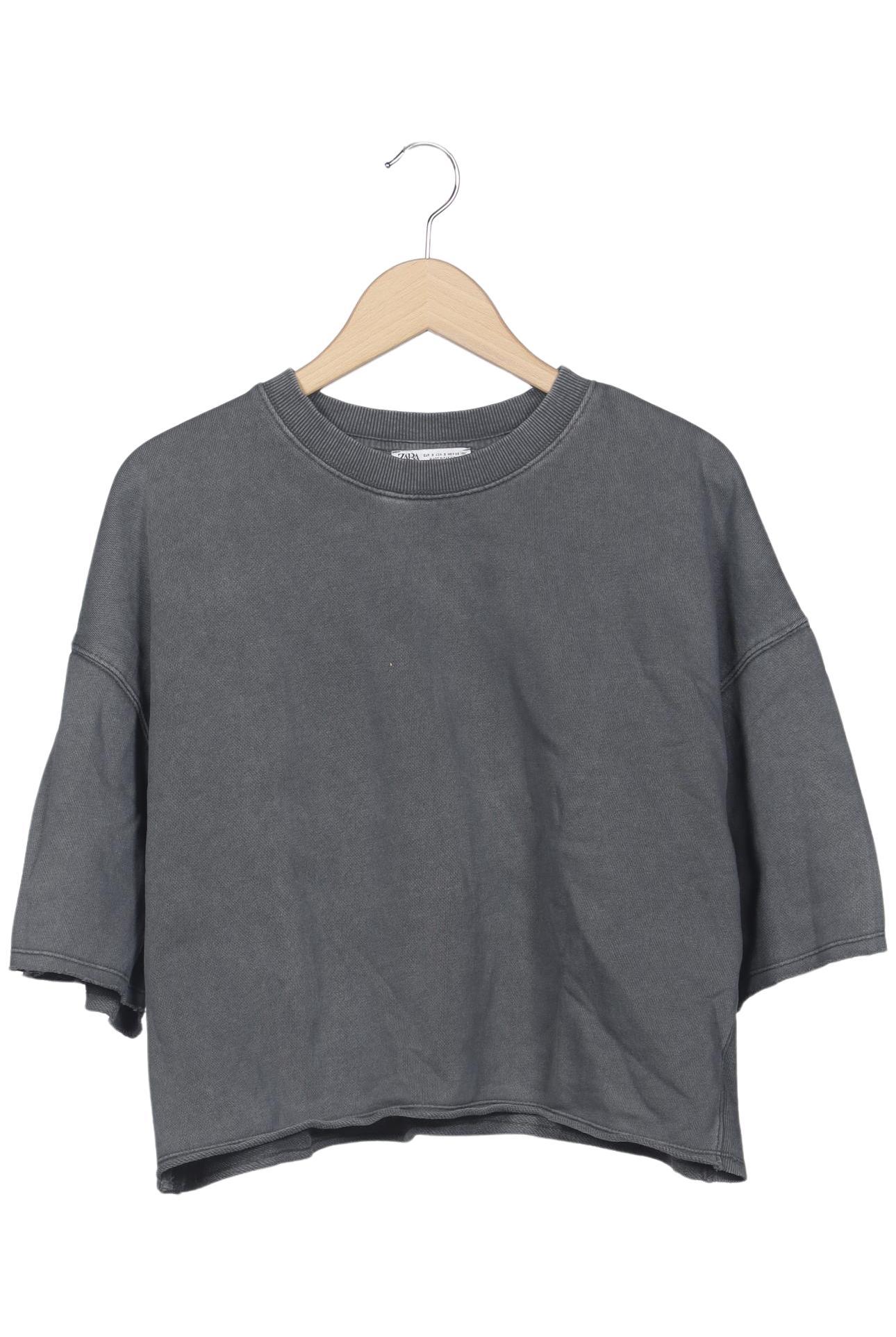 

Zara Damen Sweatshirt, grau, Gr. 36