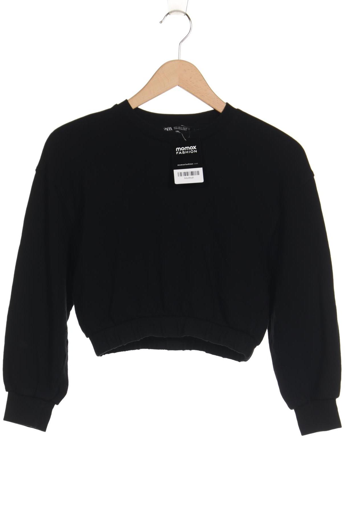 

Zara Damen Sweatshirt, schwarz, Gr. 36