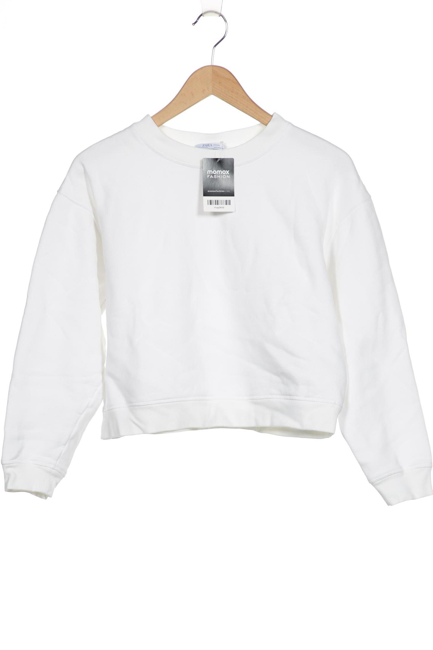 

ZARA Damen Sweatshirt, weiß