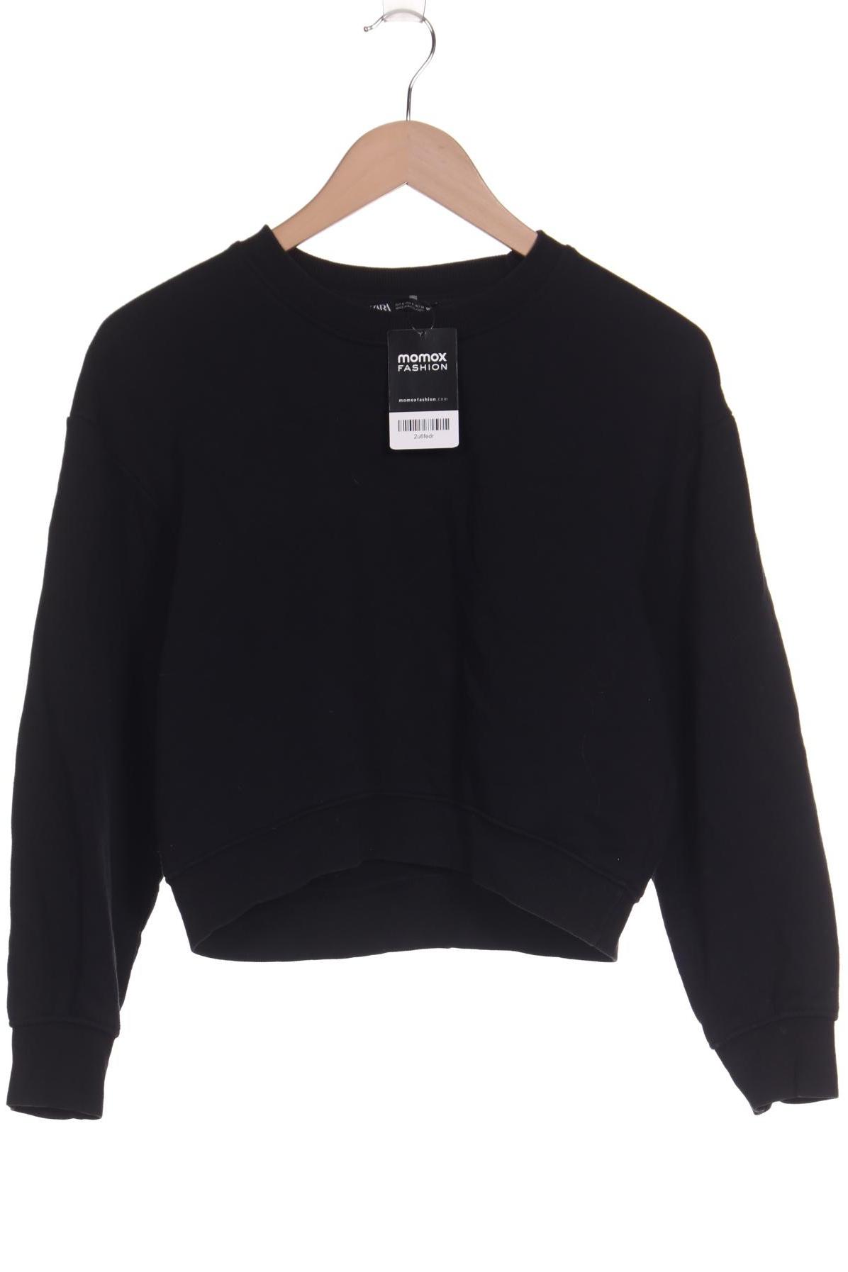 

Zara Damen Sweatshirt, schwarz, Gr. 36
