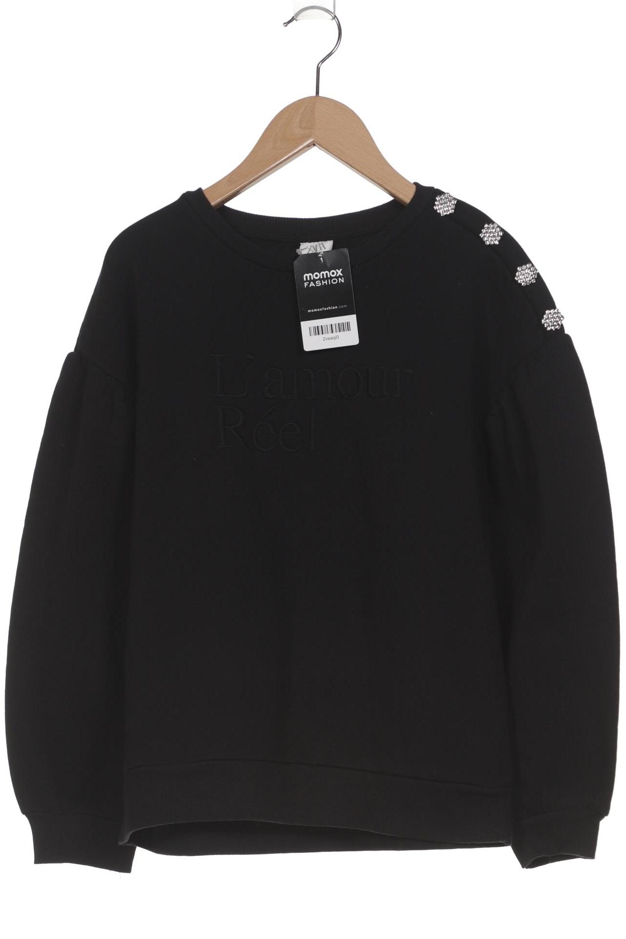 

Zara Damen Sweatshirt, schwarz, Gr. uni