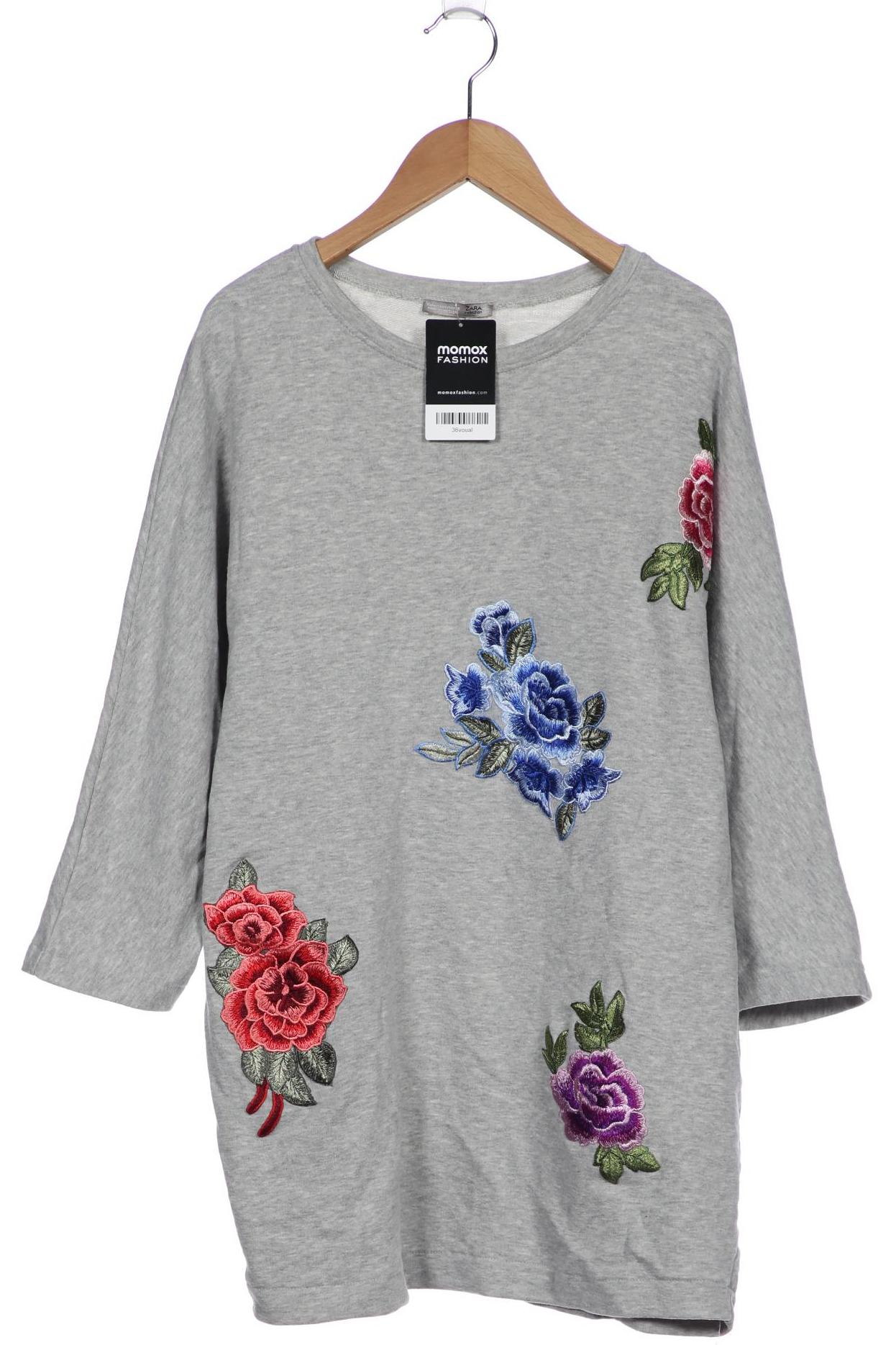 

ZARA Damen Sweatshirt, grau
