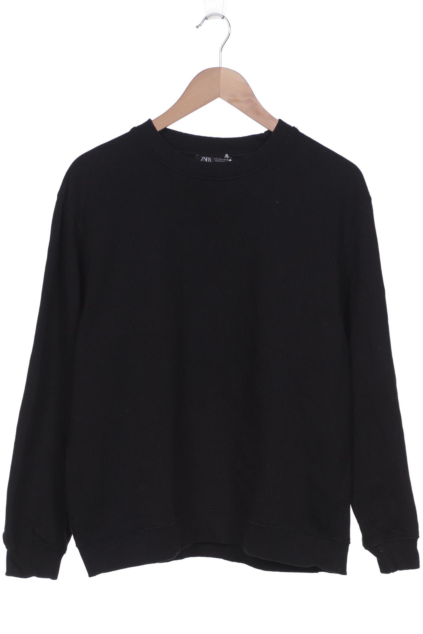 

ZARA Damen Sweatshirt, schwarz