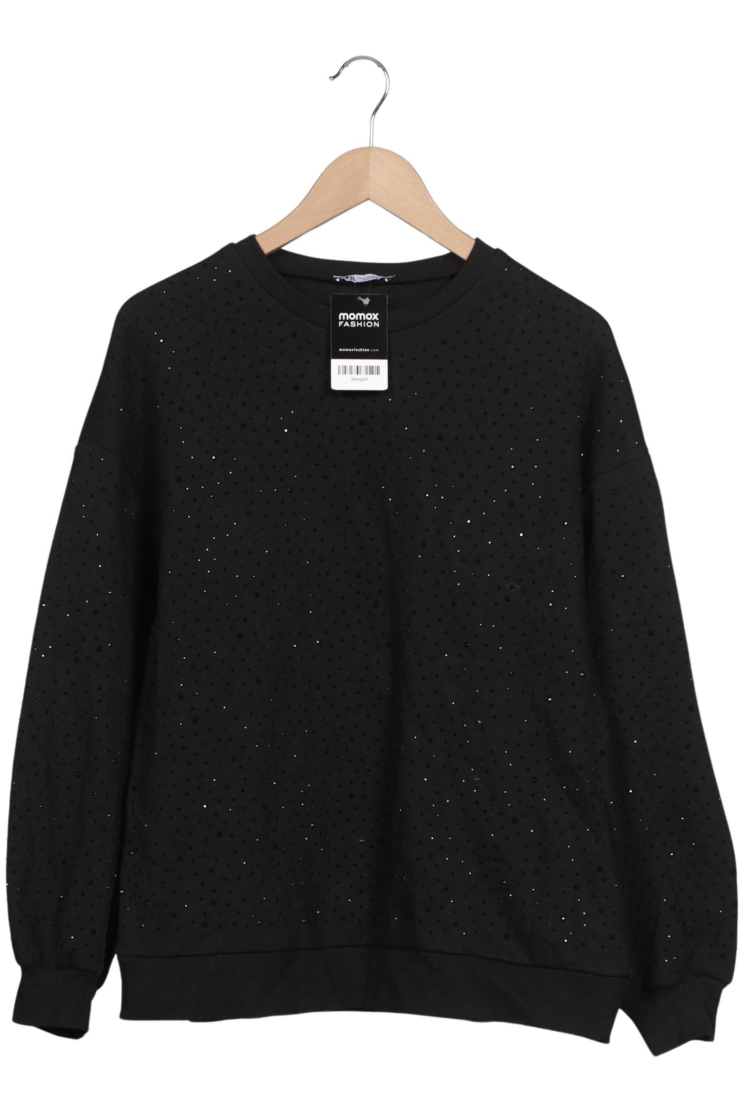 

Zara Damen Sweatshirt, schwarz, Gr. 38