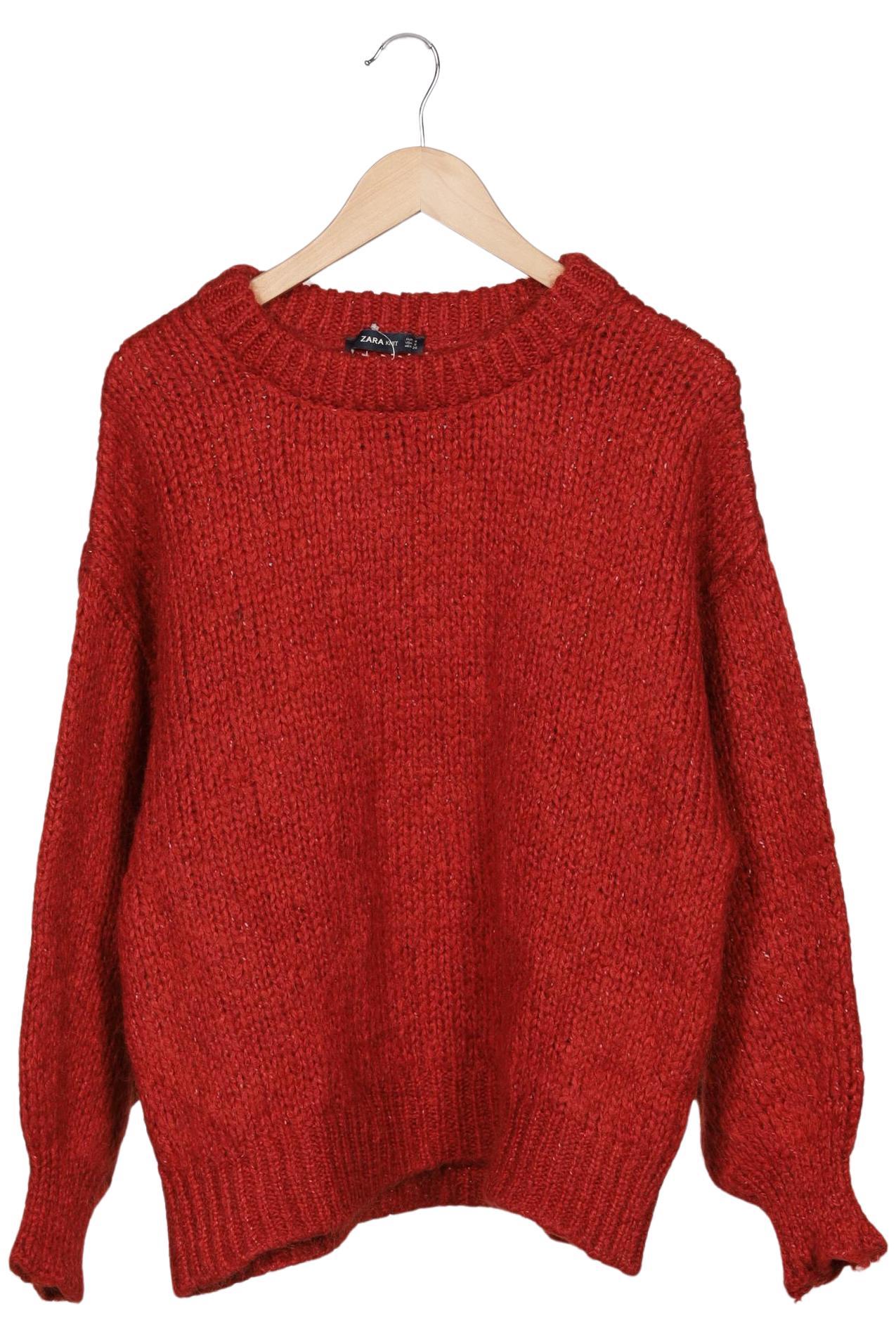 

Zara Damen Sweatshirt, rot, Gr. 36