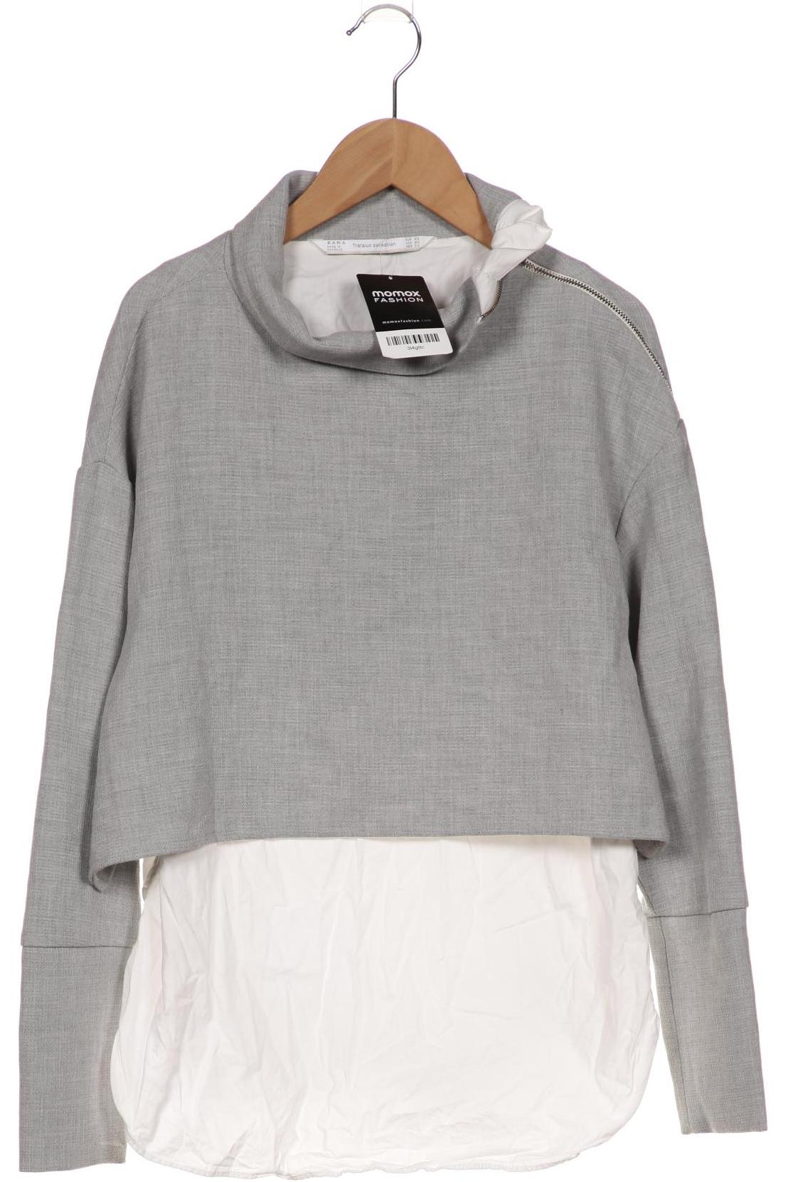 

Zara Damen Sweatshirt, grau, Gr. 34