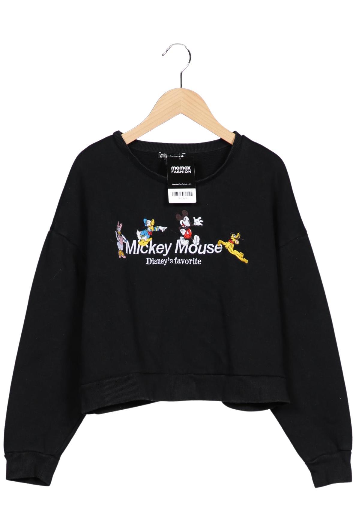 

Zara Damen Sweatshirt, schwarz, Gr. 42