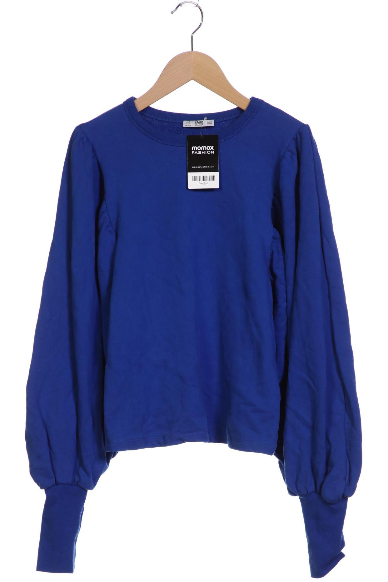 

Zara Damen Sweatshirt, blau, Gr. 36