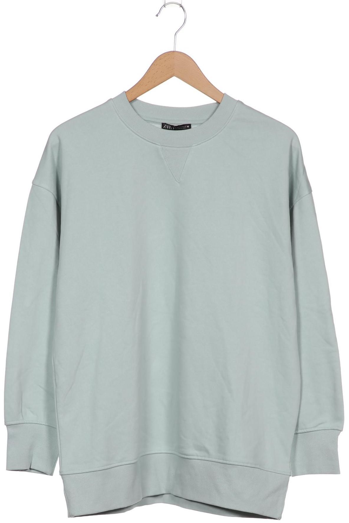 

ZARA Damen Sweatshirt, hellgrün