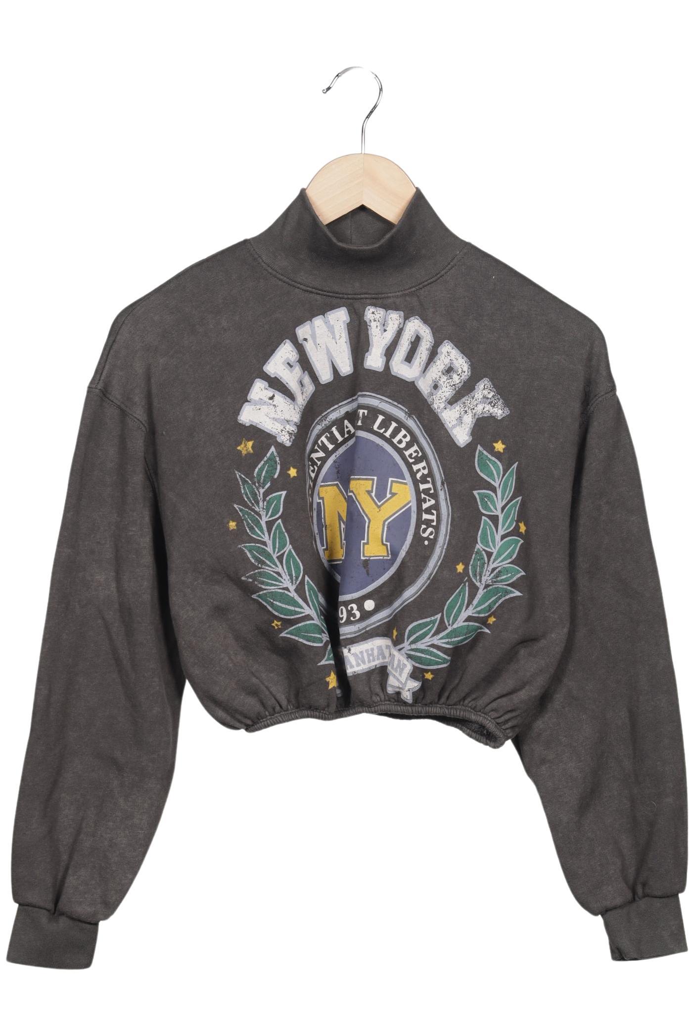 

Zara Damen Sweatshirt, grau, Gr. 36