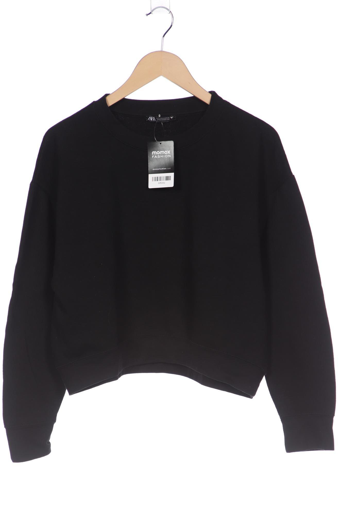 

ZARA Damen Sweatshirt, schwarz