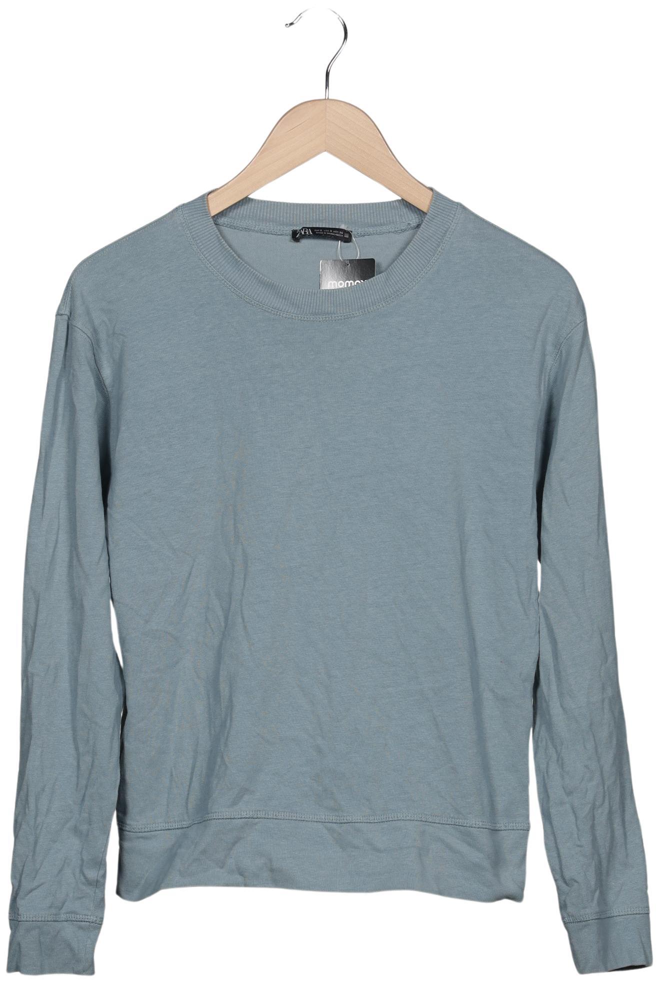 

Zara Damen Sweatshirt, hellblau, Gr. 36