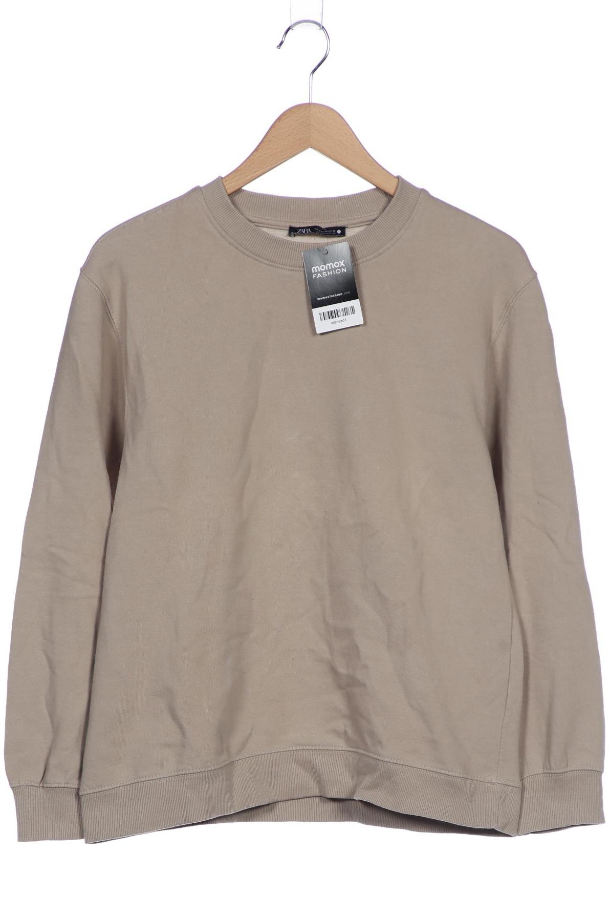 

Zara Damen Sweatshirt, beige, Gr. 38