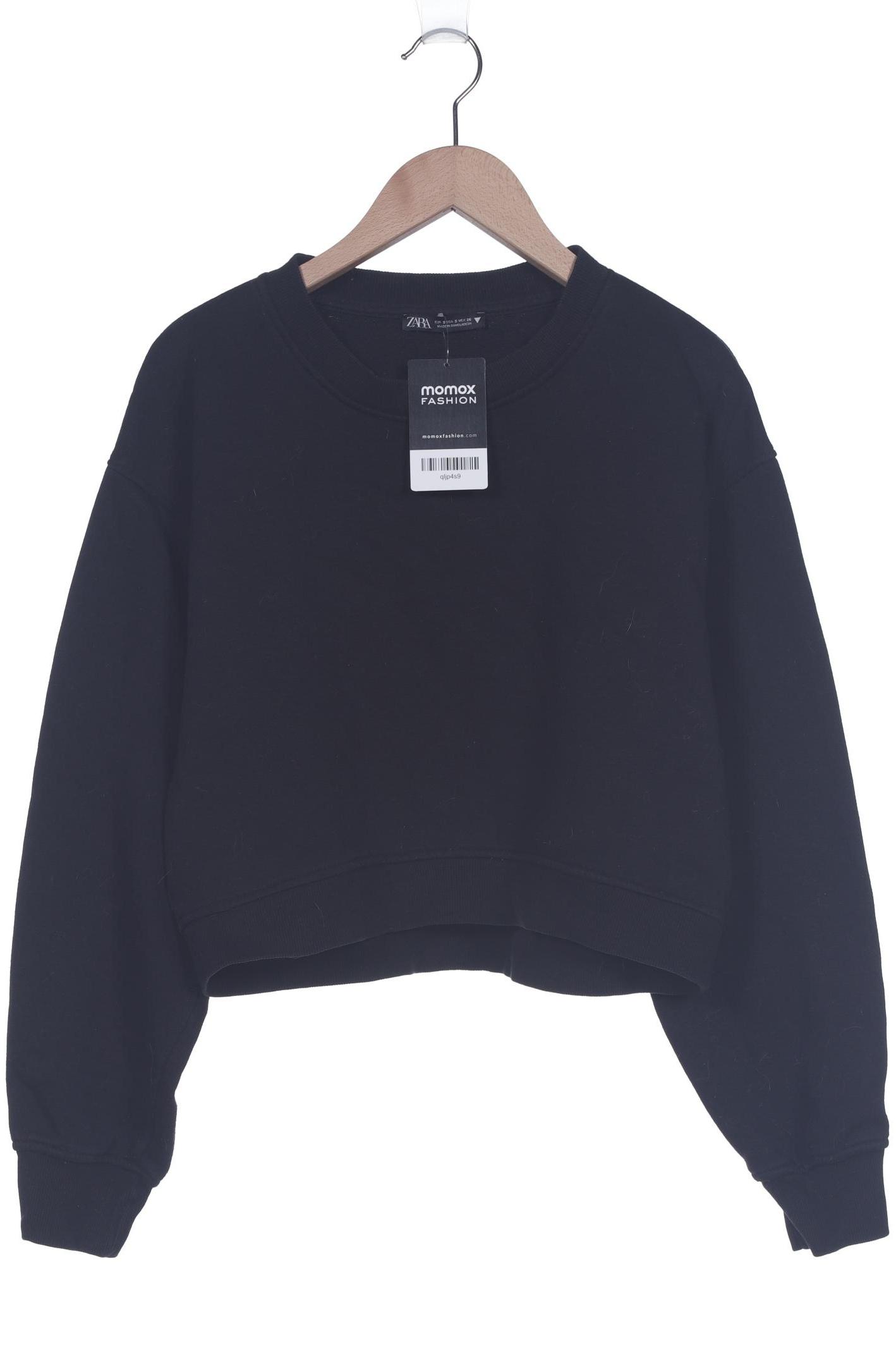 

ZARA Damen Sweatshirt, schwarz