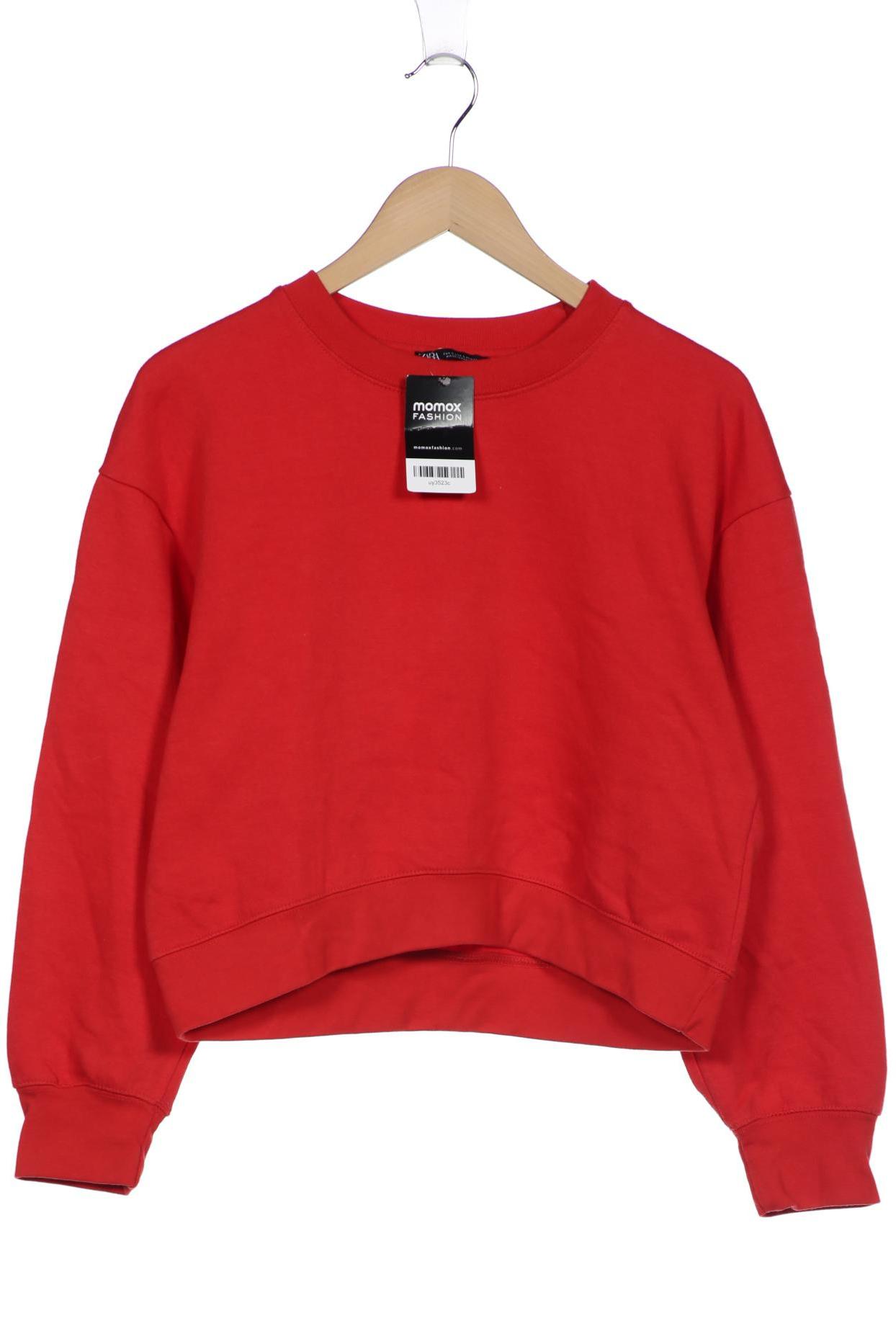 

ZARA Damen Sweatshirt, rot