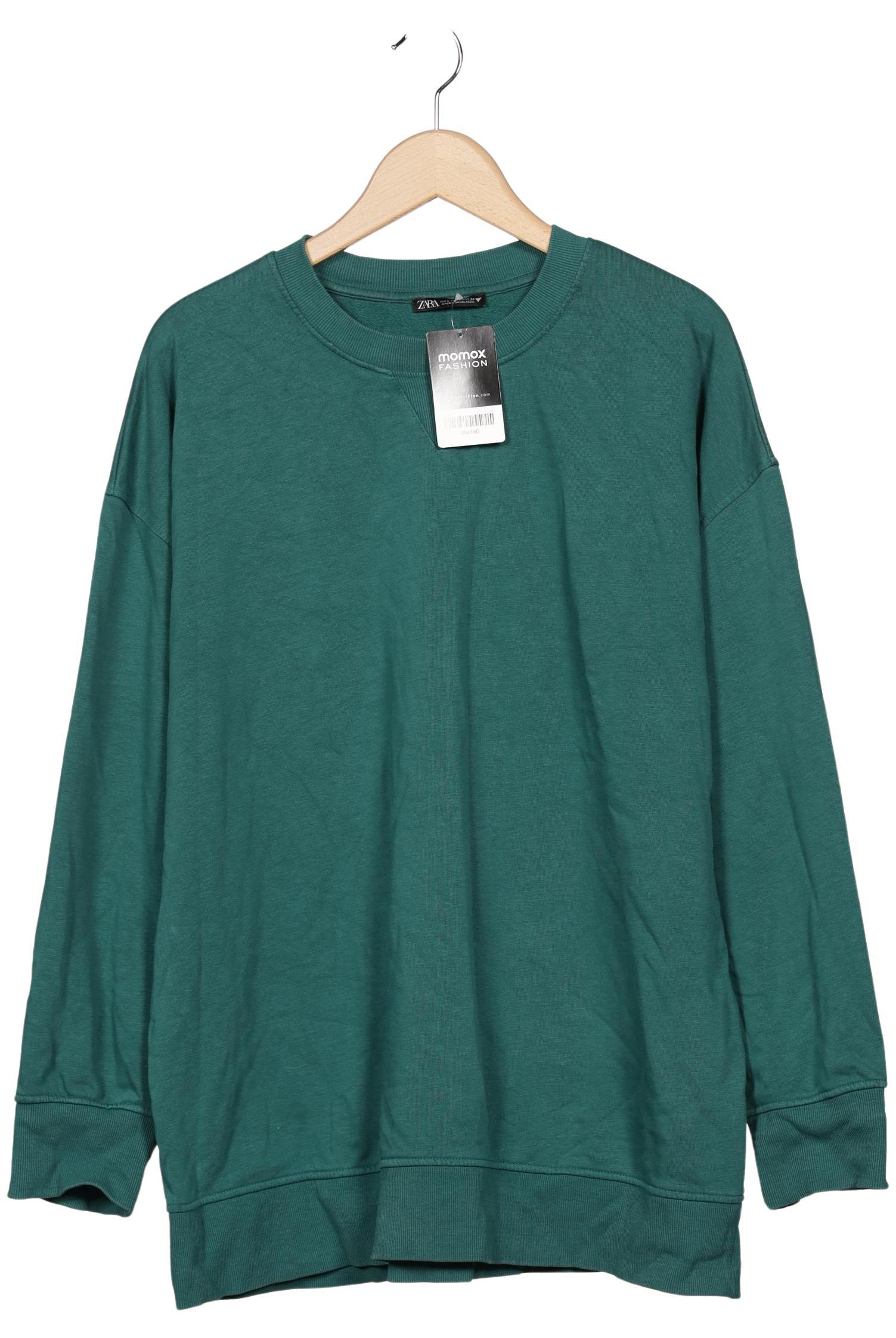 

Zara Damen Sweatshirt, grün, Gr. 42