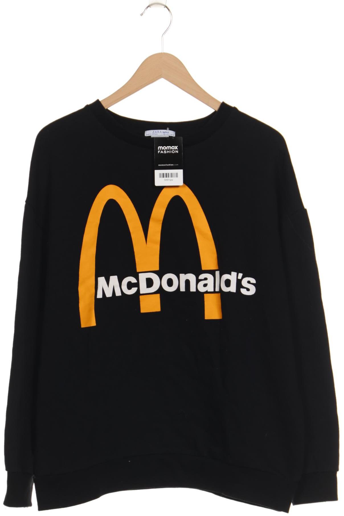 

Zara Damen Sweatshirt, schwarz, Gr. 38