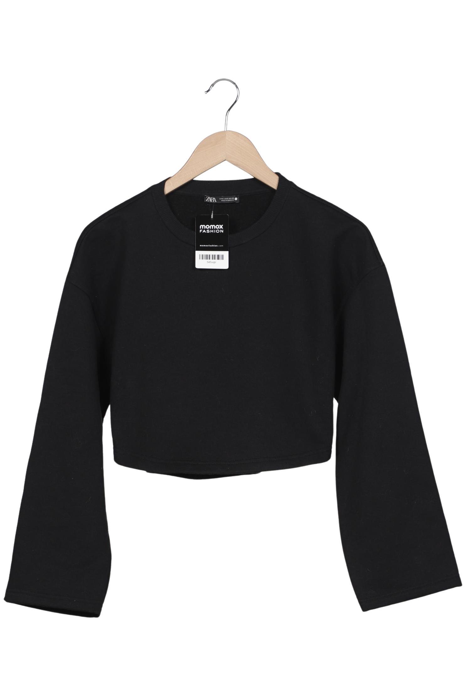 

Zara Damen Sweatshirt, schwarz, Gr. 36