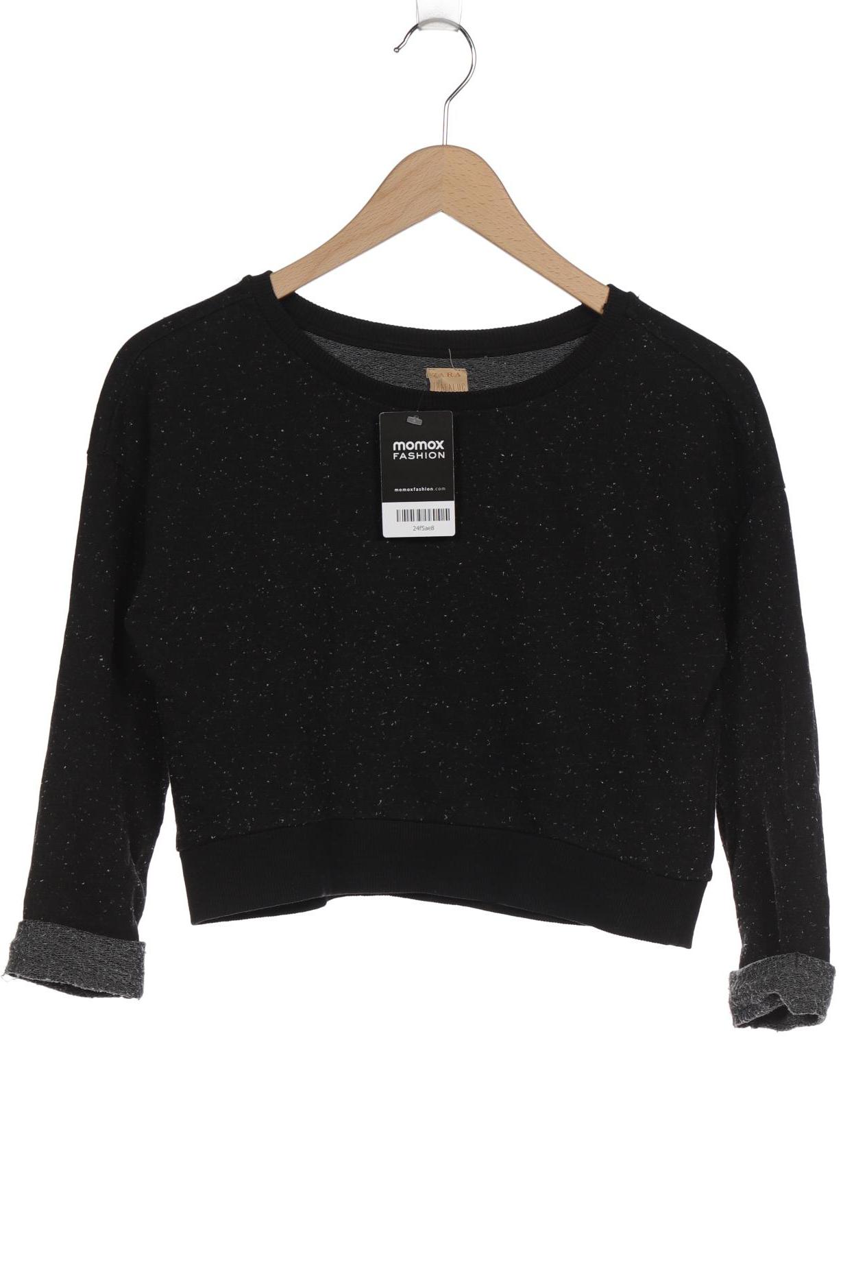 

Zara Damen Sweatshirt, schwarz, Gr. 36
