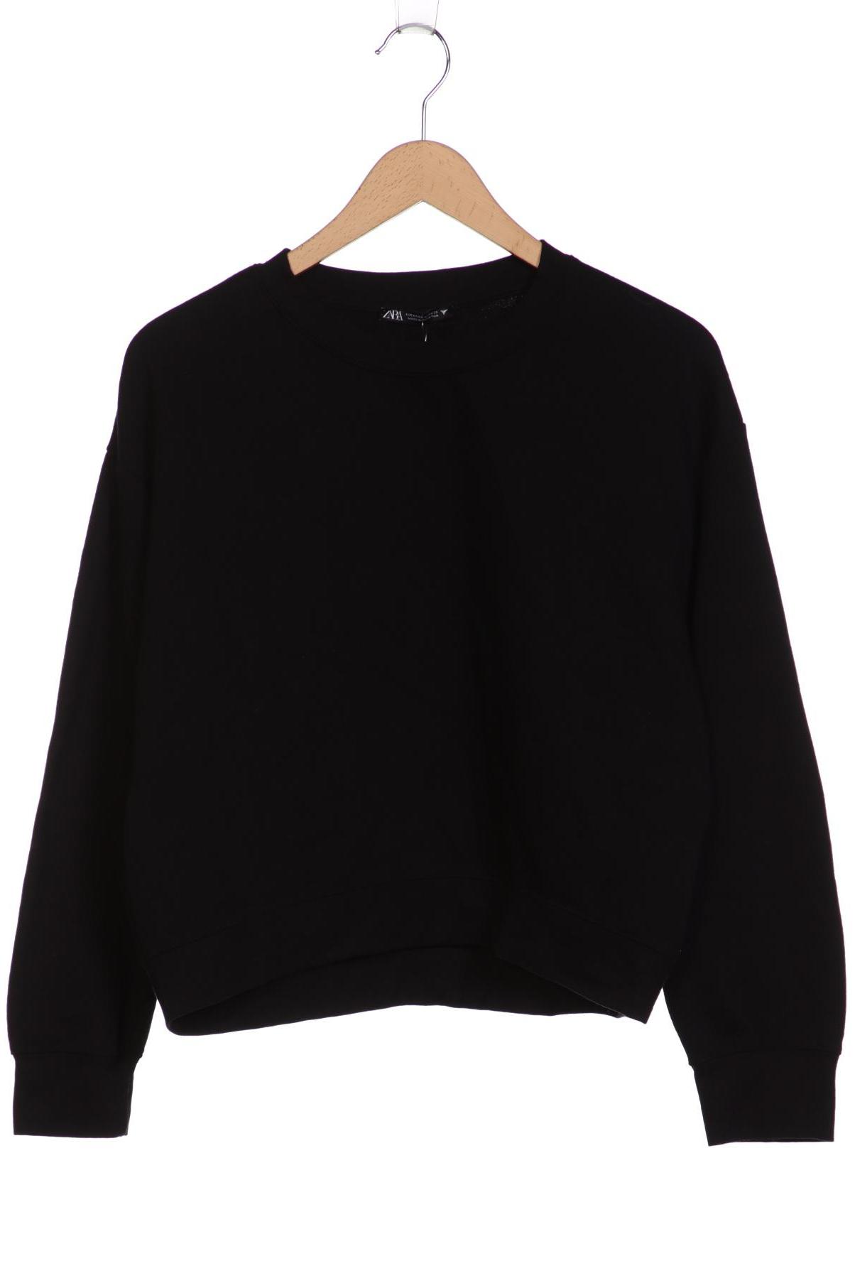 

Zara Damen Sweatshirt, schwarz, Gr. 38
