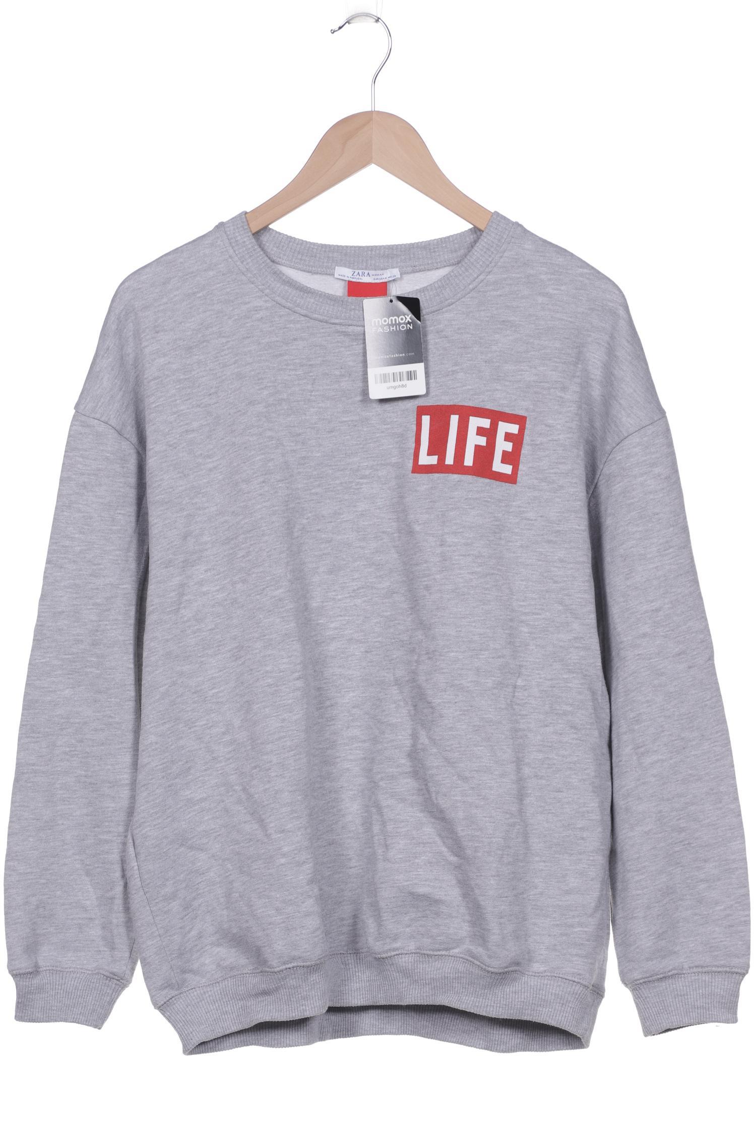 

Zara Damen Sweatshirt, grau, Gr. 38