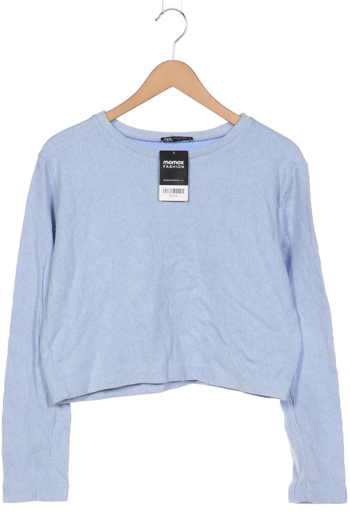 

Zara Damen Sweatshirt, blau, Gr. 38