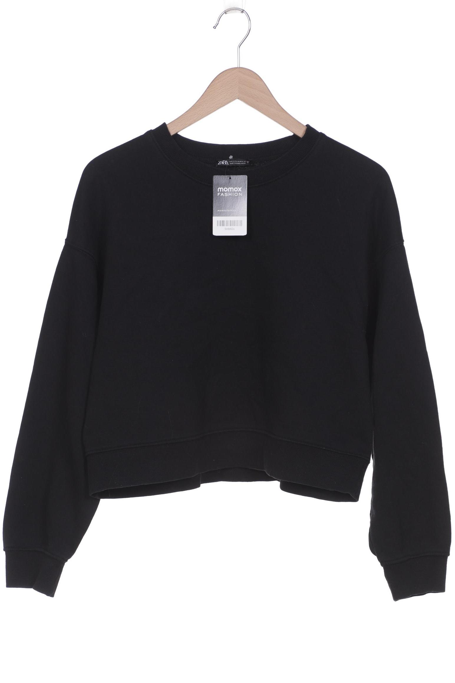 

ZARA Damen Sweatshirt, schwarz