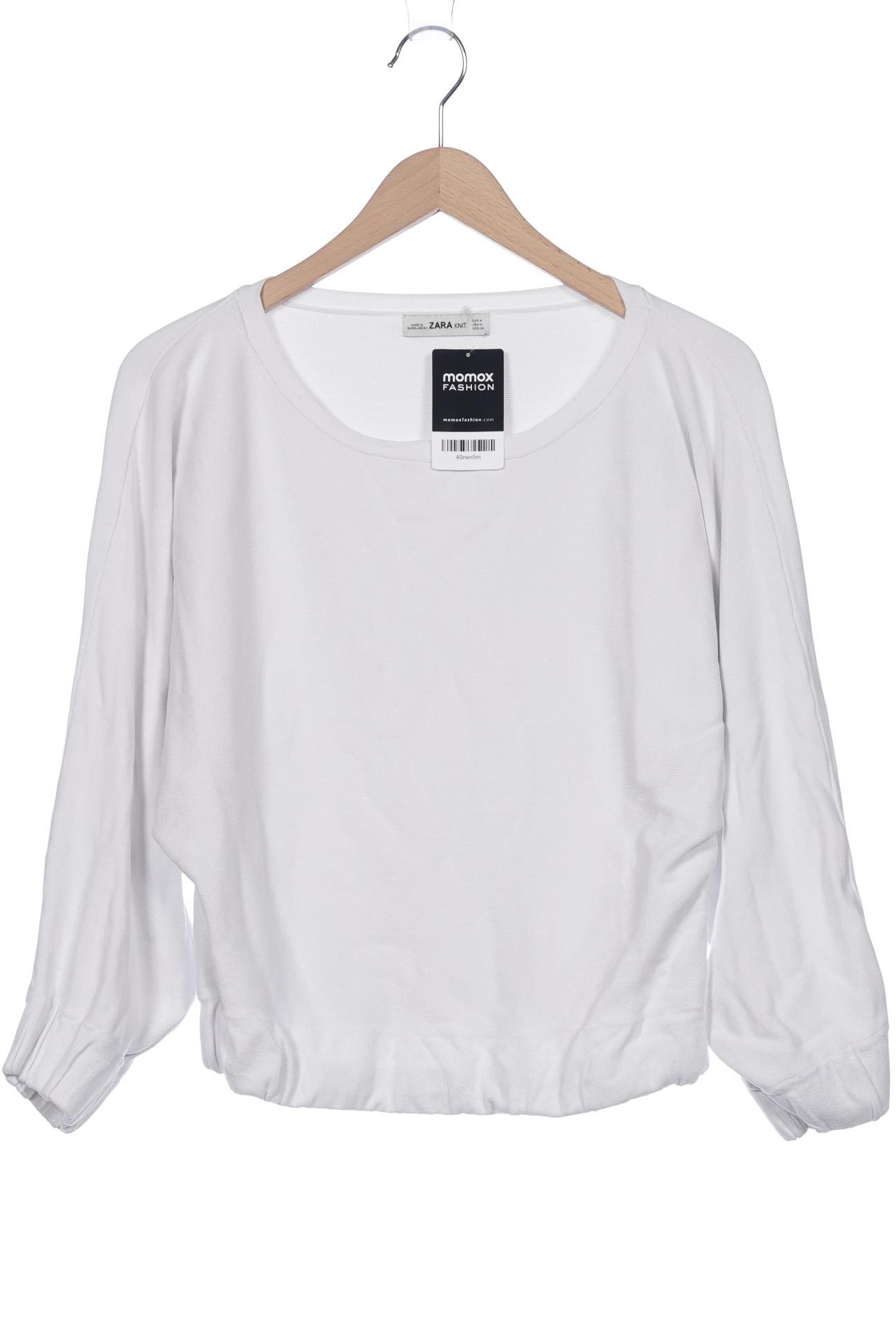 

Zara Damen Sweatshirt, weiß, Gr. 38