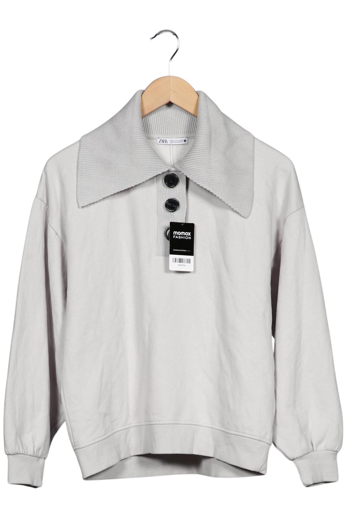 

Zara Damen Sweatshirt, grau, Gr. 36