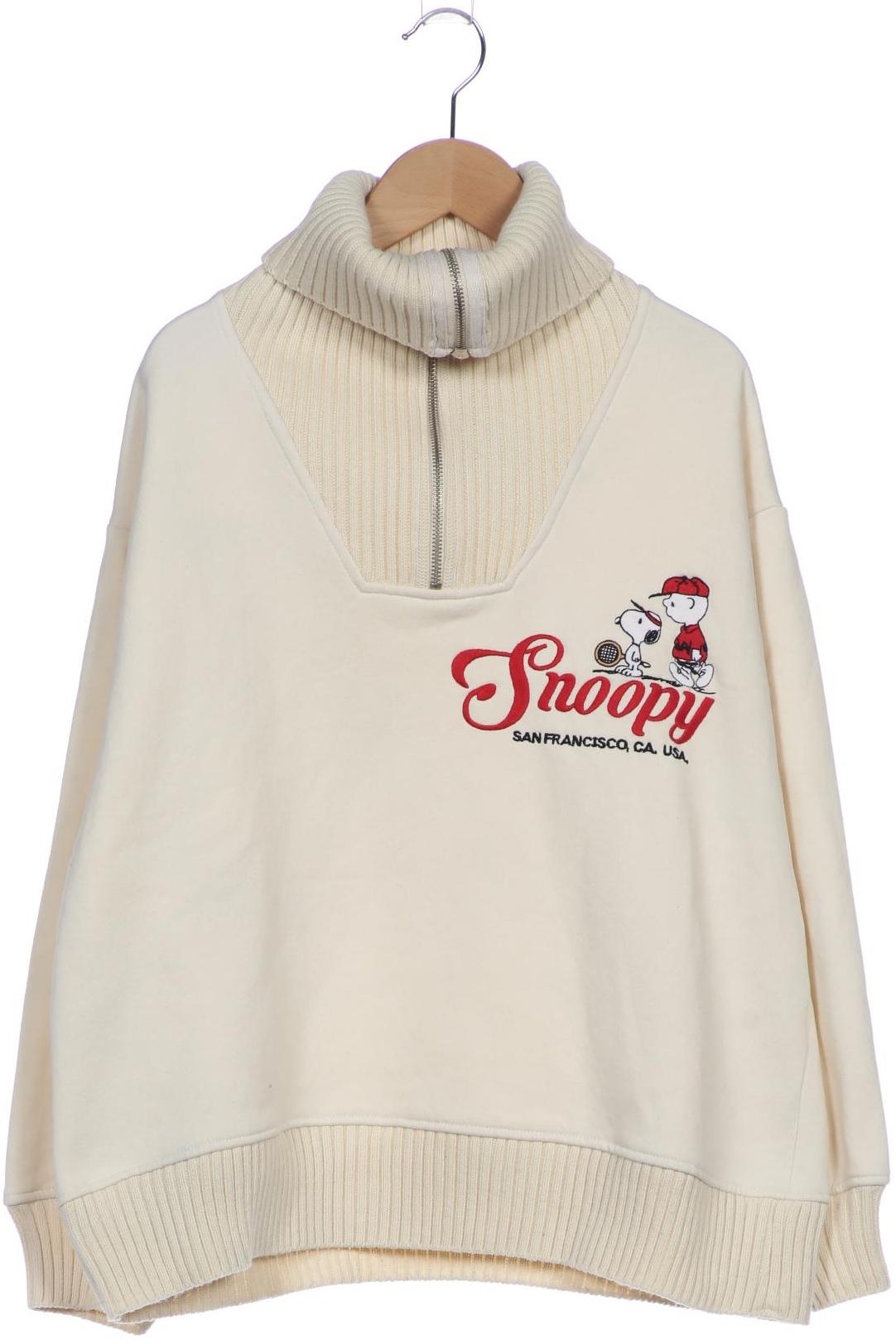 

Zara Damen Sweatshirt, cremeweiß, Gr. 42