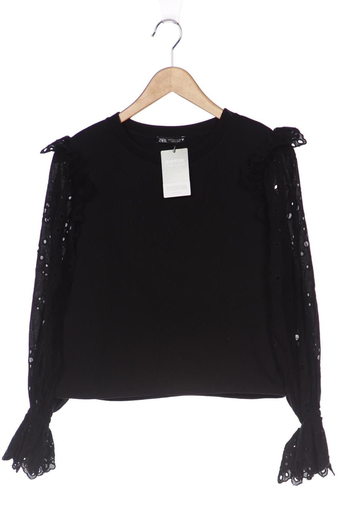 

Zara Damen Sweatshirt, schwarz, Gr. 36