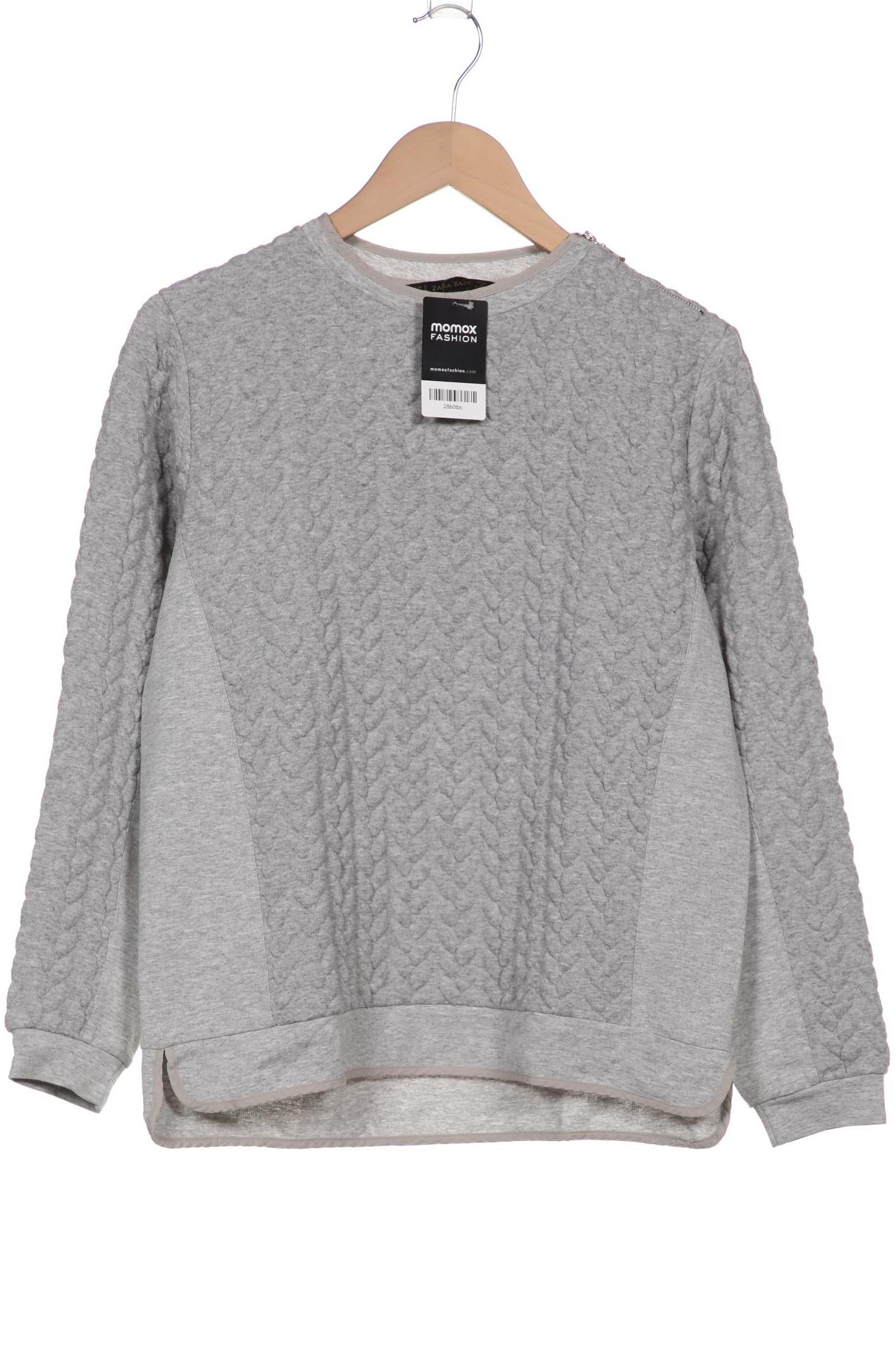 

Zara Damen Sweatshirt, grau, Gr. 36