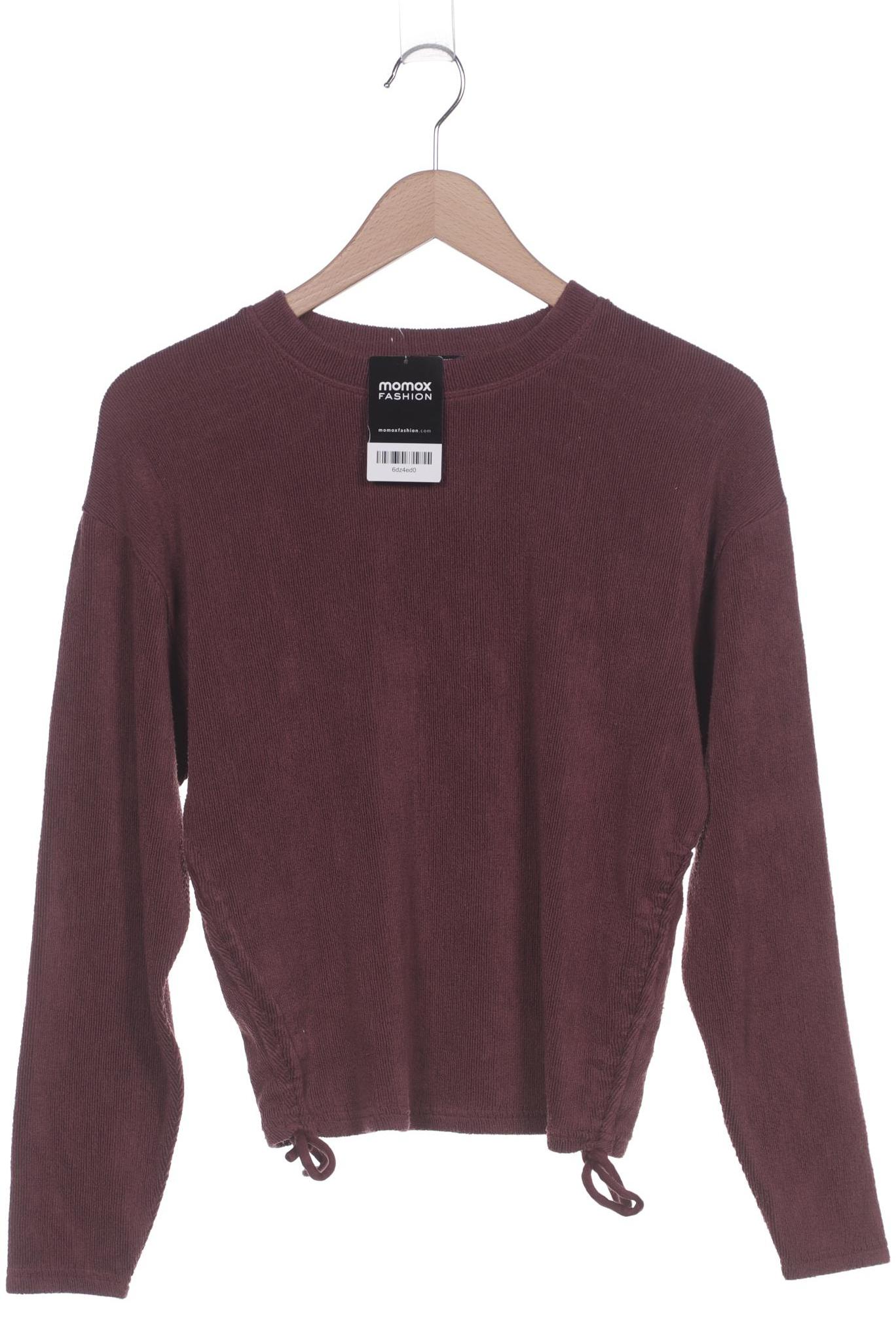 

Zara Damen Sweatshirt, bordeaux, Gr. 36