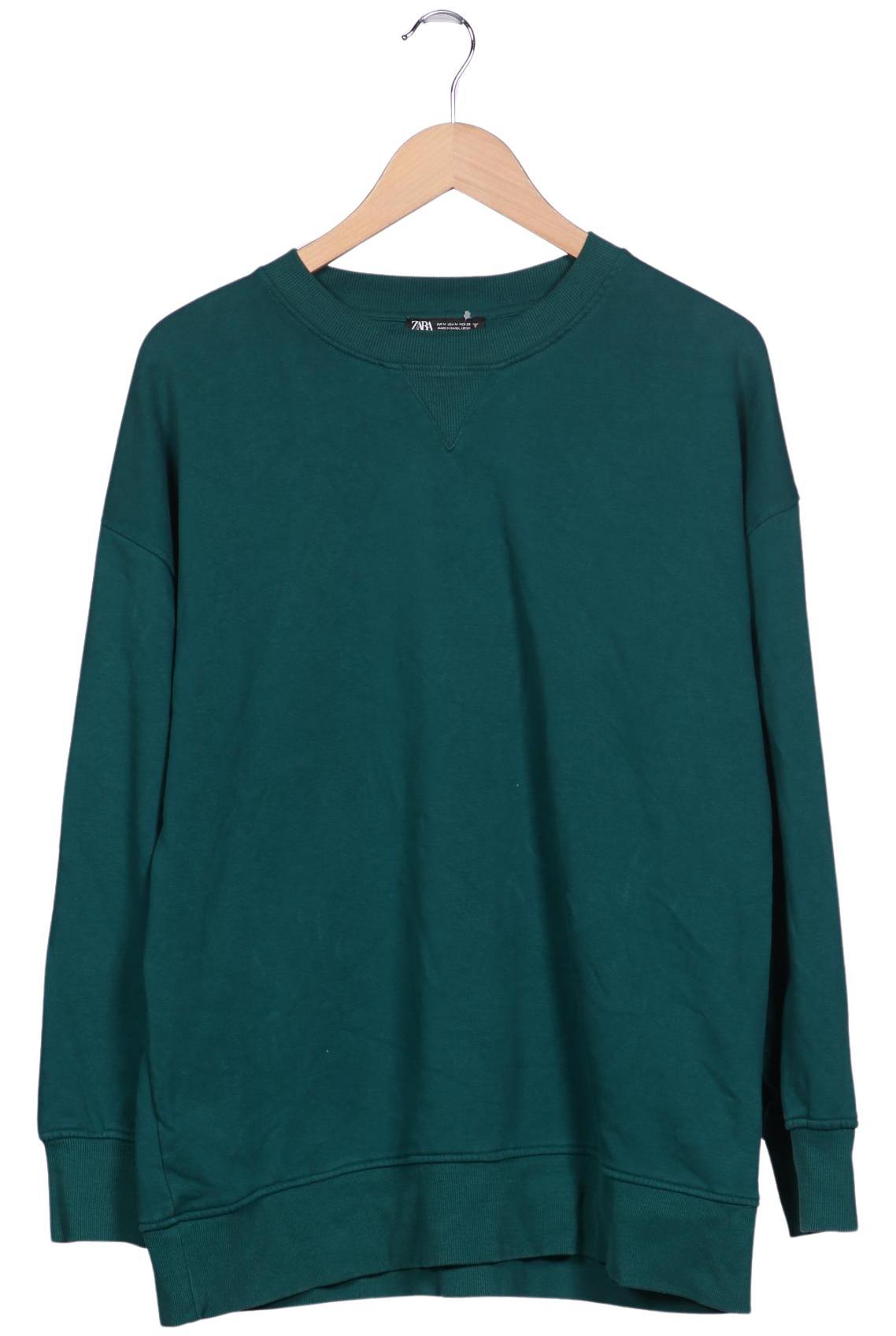 

Zara Damen Sweatshirt, grün, Gr. 38