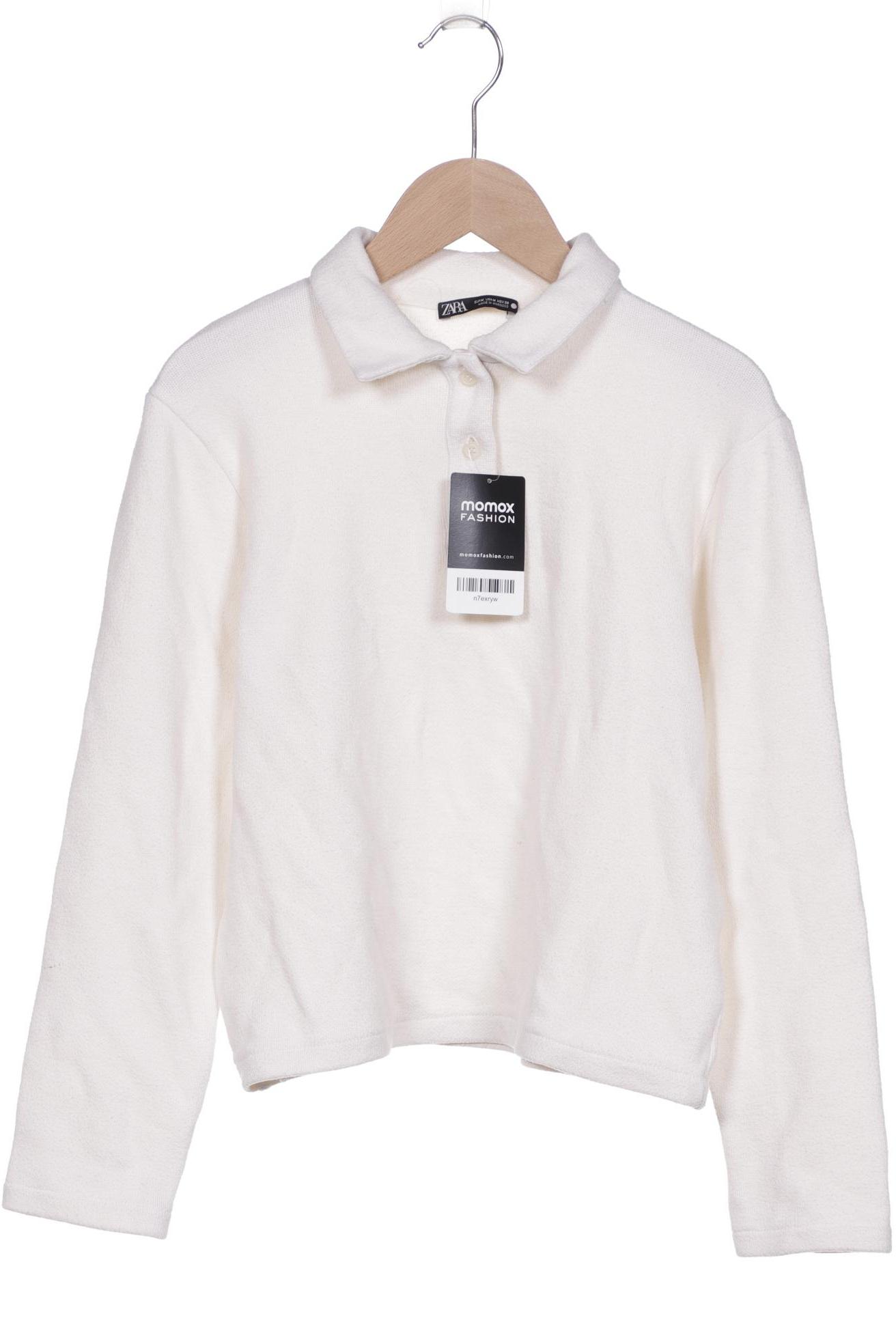 

Zara Damen Sweatshirt, cremeweiß, Gr. 38