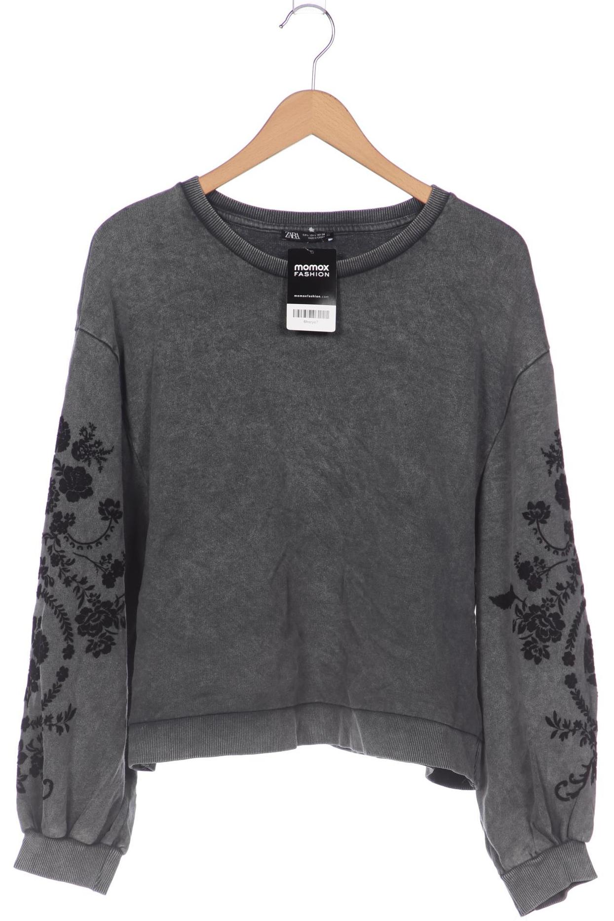 

Zara Damen Sweatshirt, grau, Gr. 42