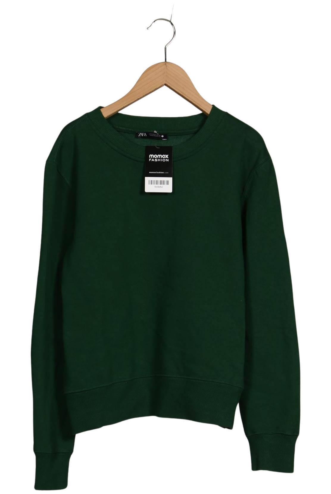 

Zara Damen Sweatshirt, grün, Gr. 36