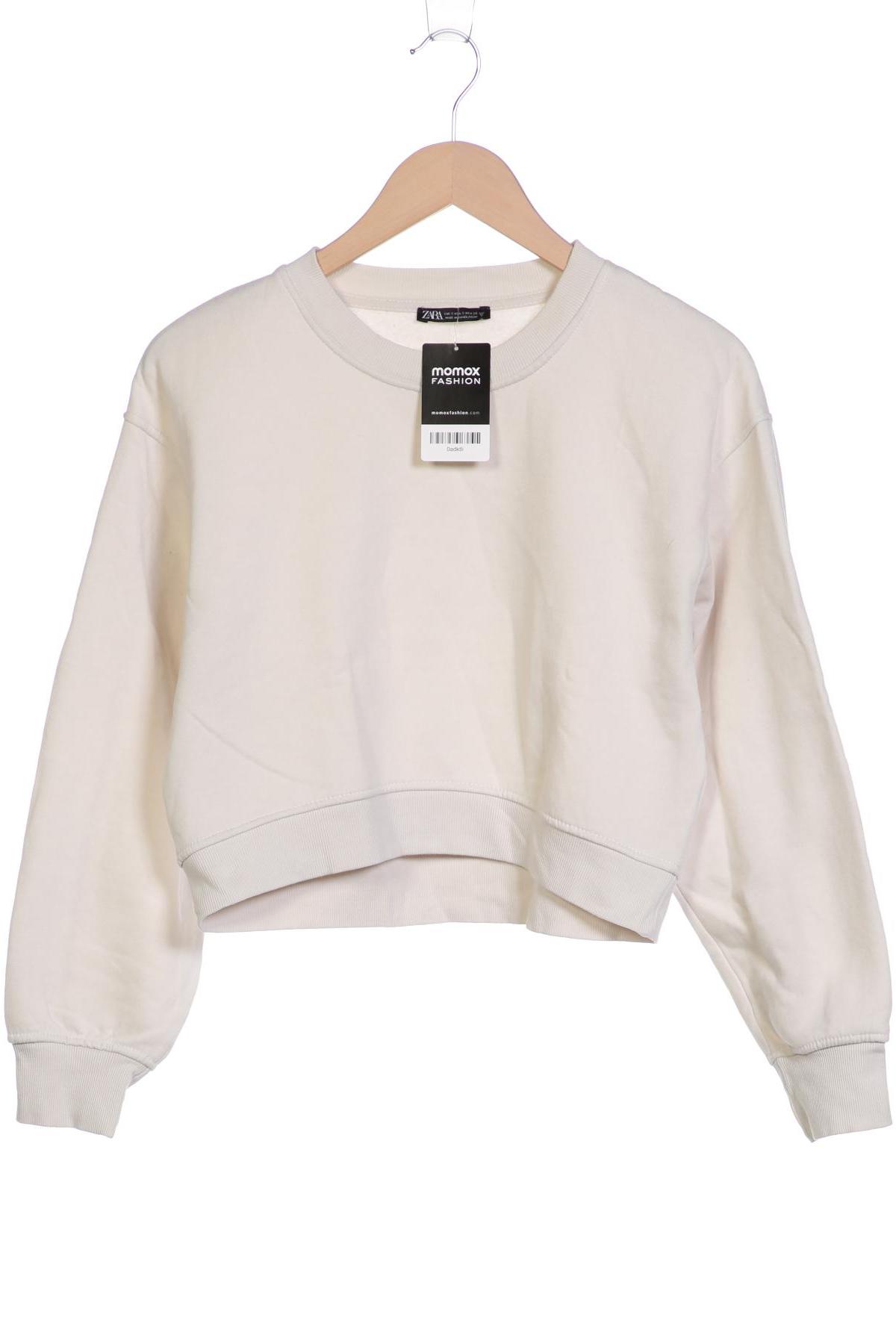 

ZARA Damen Sweatshirt, weiß