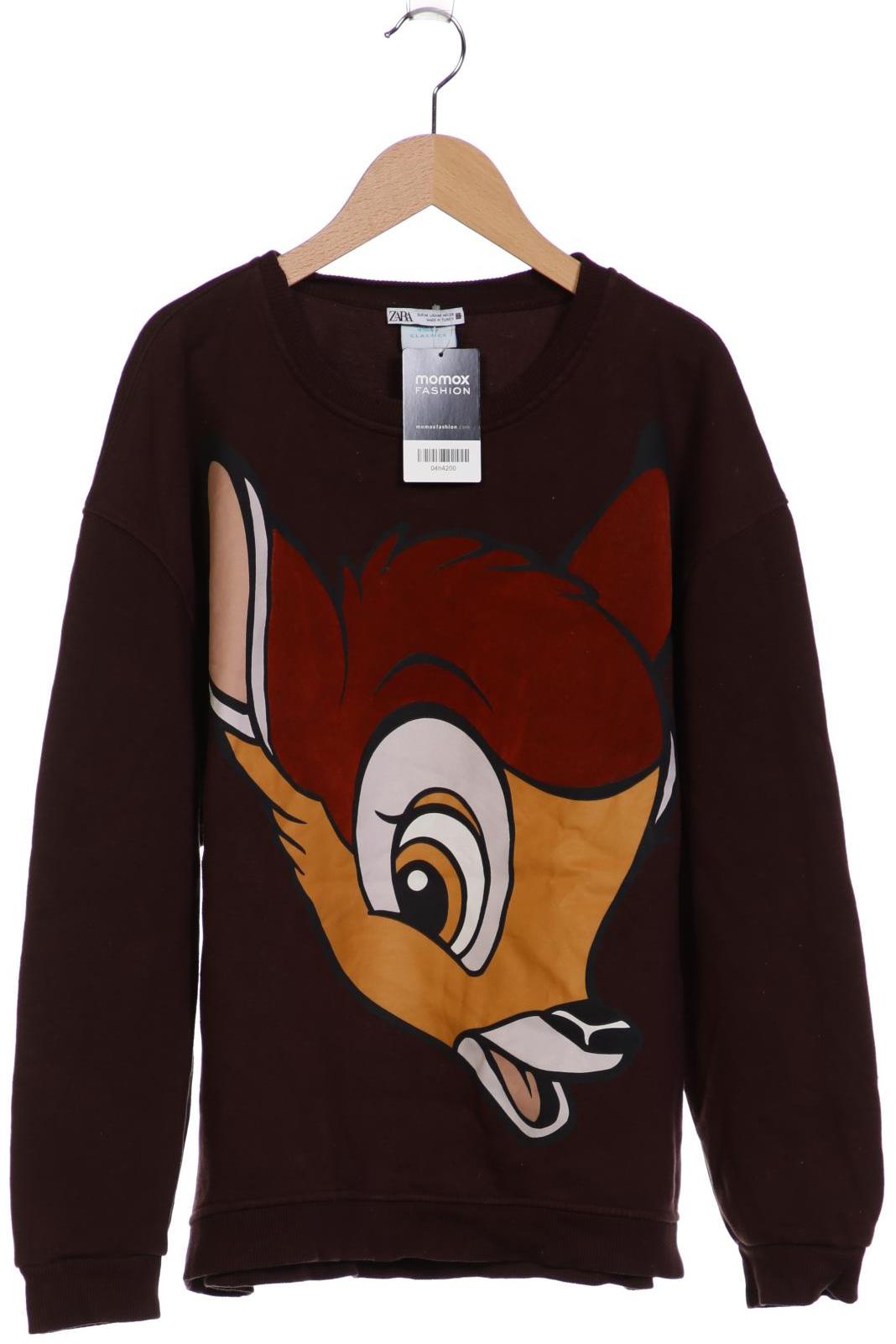 

Zara Damen Sweatshirt, braun, Gr. 38